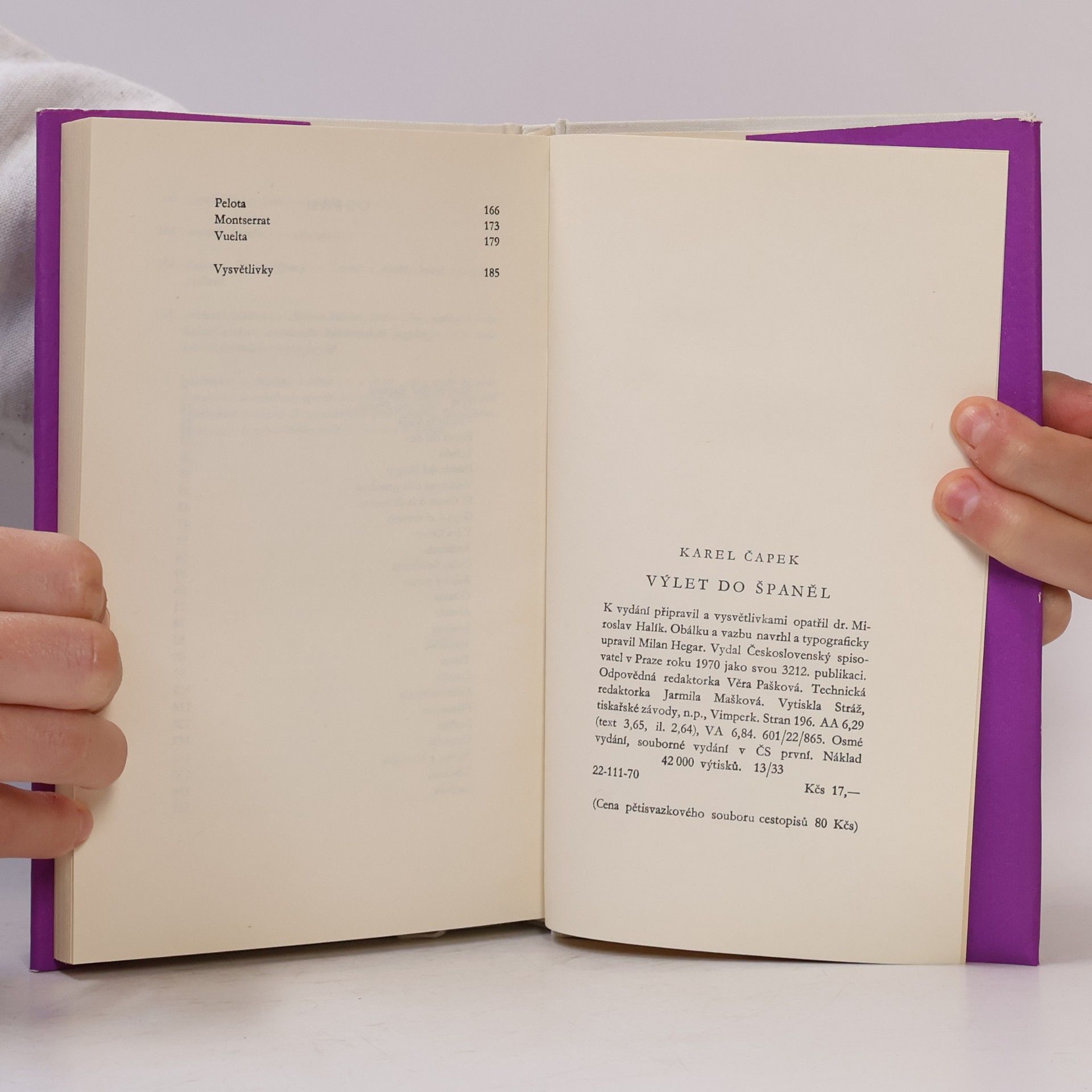 Karel Čapek Výlet do Španěl