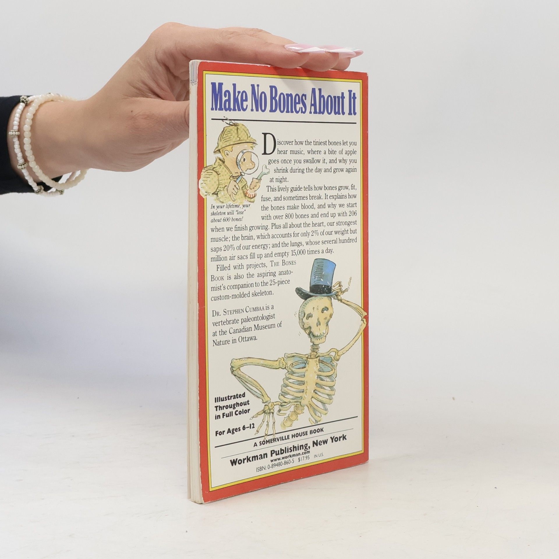 Stephen L. Cumbaa The Bones Book & Skeleton