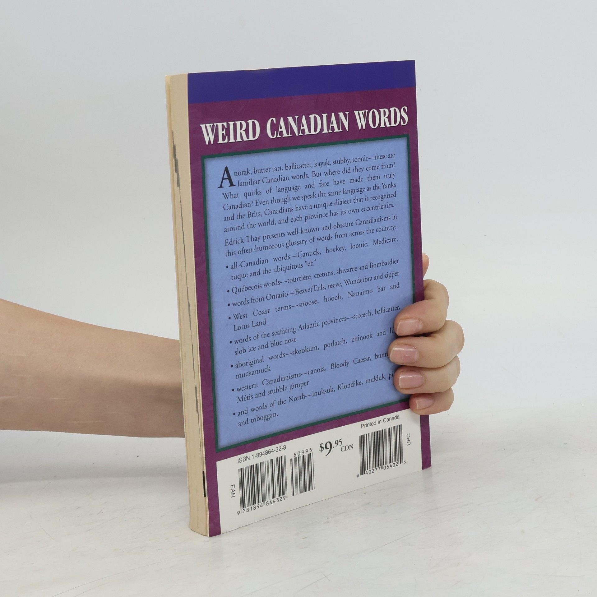 Edrick Thay Great Canadian Stories: Weird Canadian Words