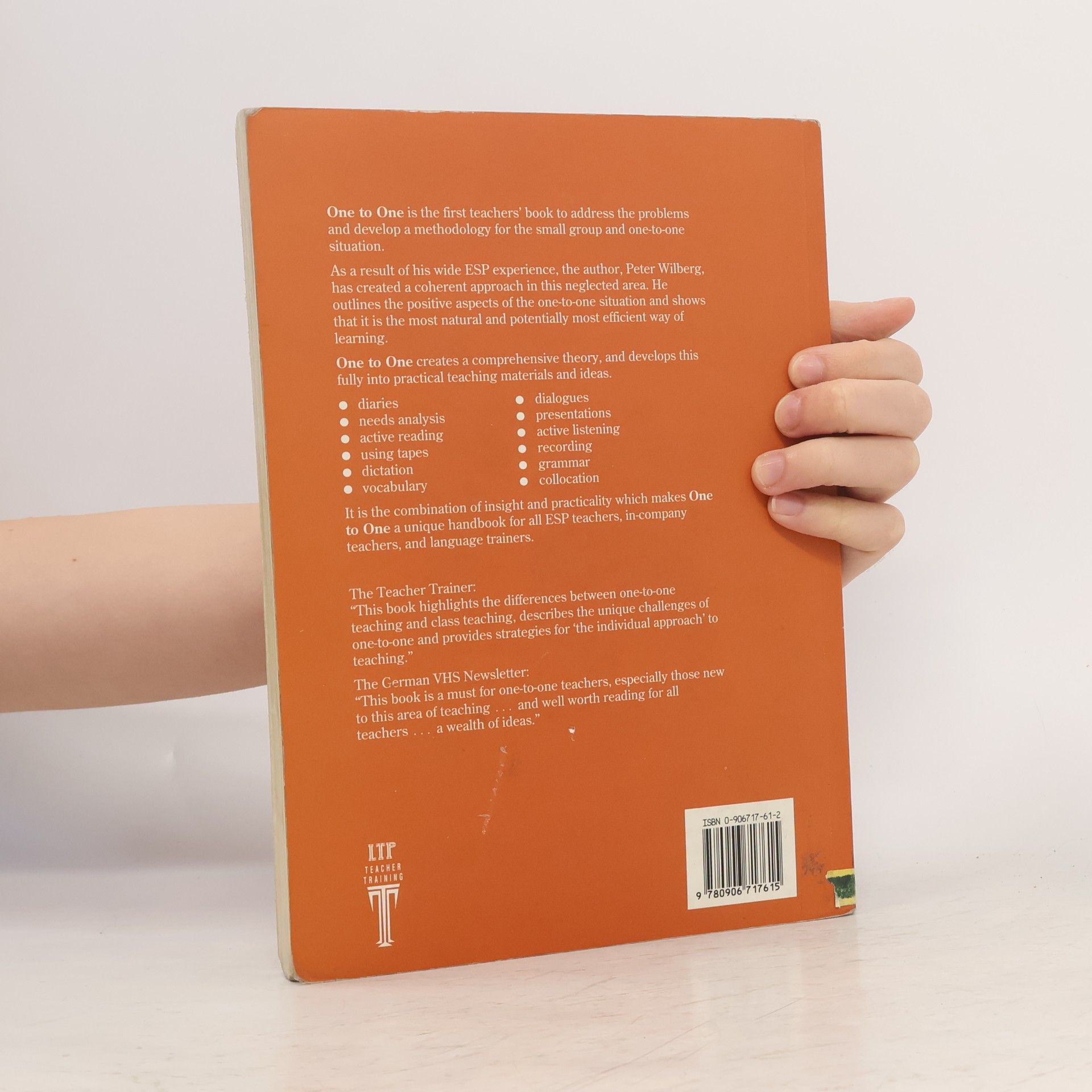 Peter Wilberg One to one. A teachers' handbook