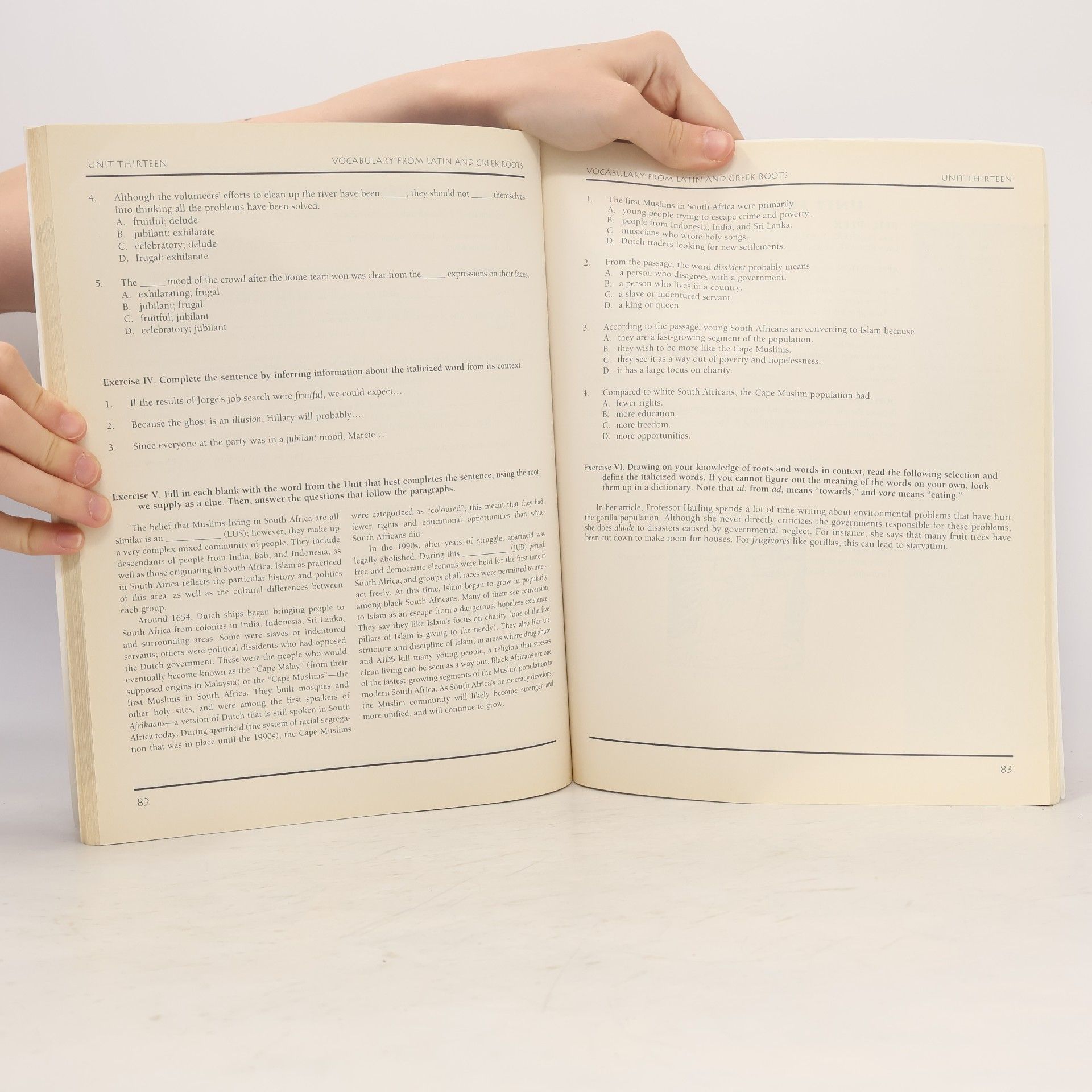 Elizabeth Osborne Vocabulary from Latin and Greek Roots - Level VII - 3rd Edition
