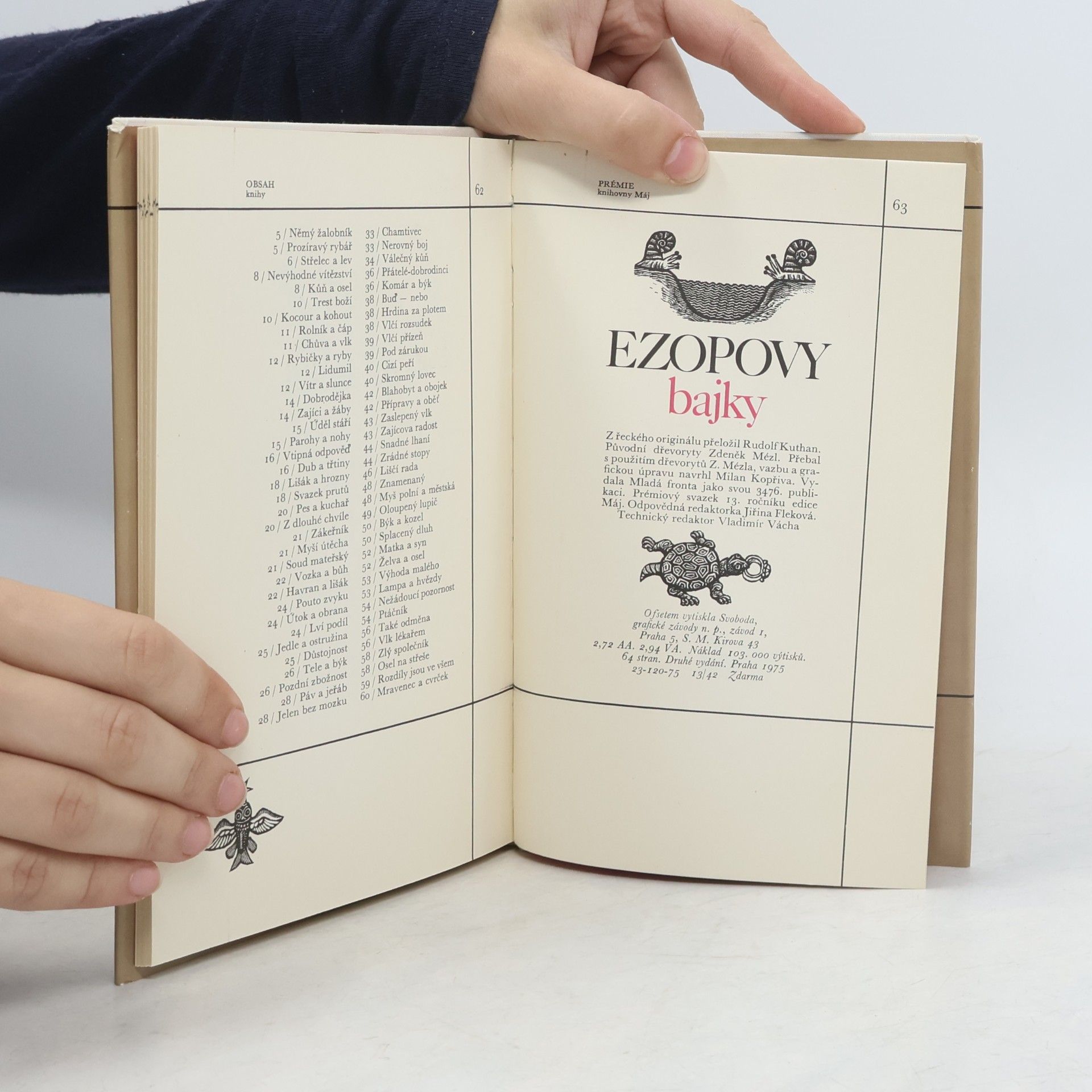 Collectif d'auteurs Ezopovy bajky