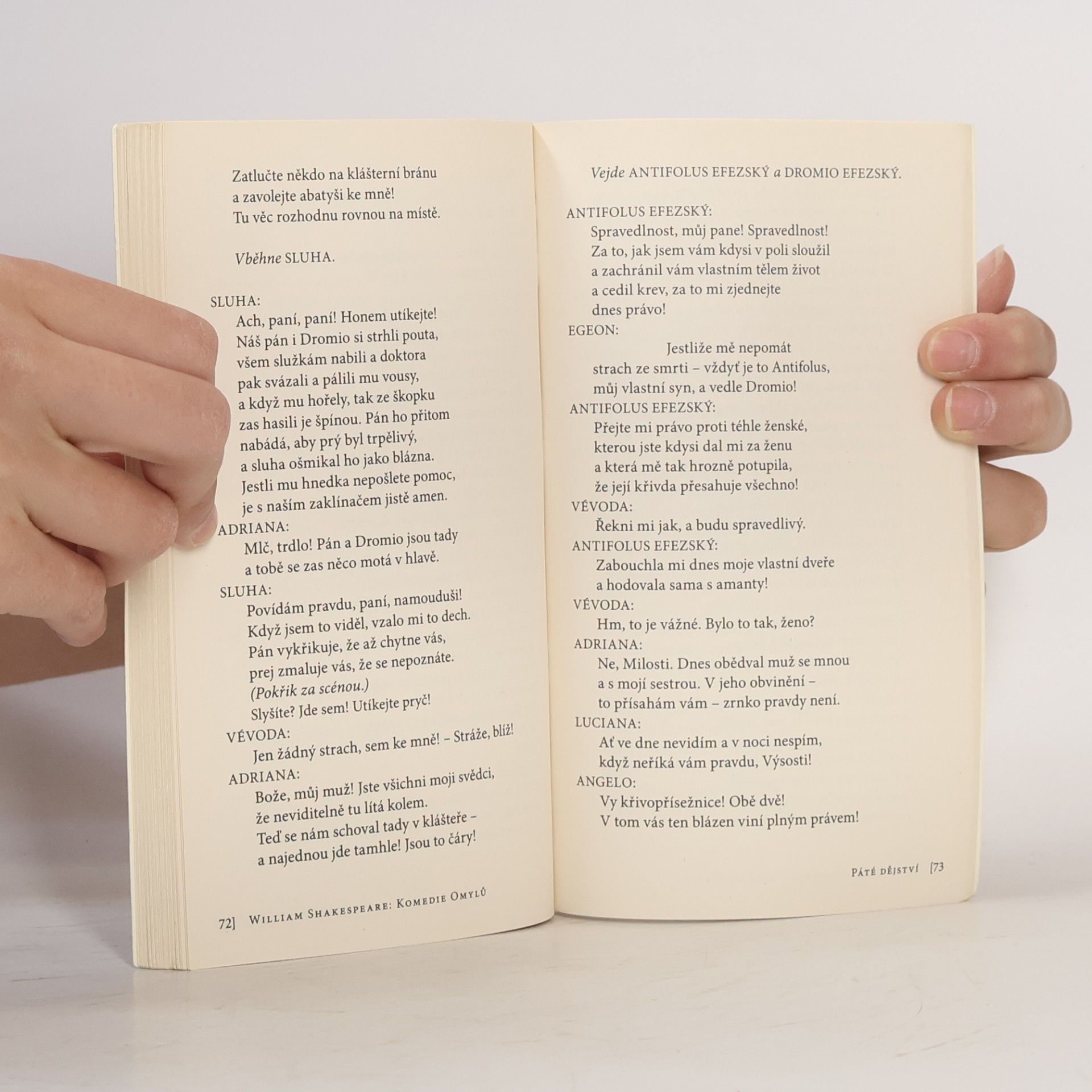 William Shakespeare Komedie omylů