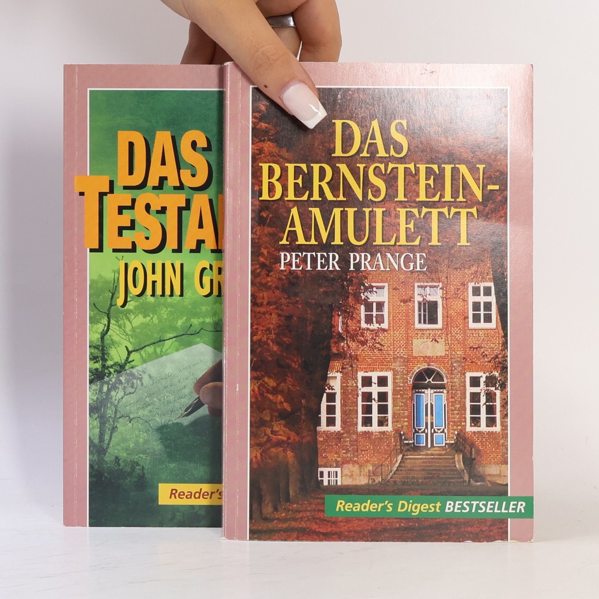 John Grisham Reader´s Digest Bestseller. Das Testament. Das Bernstein-Amulett