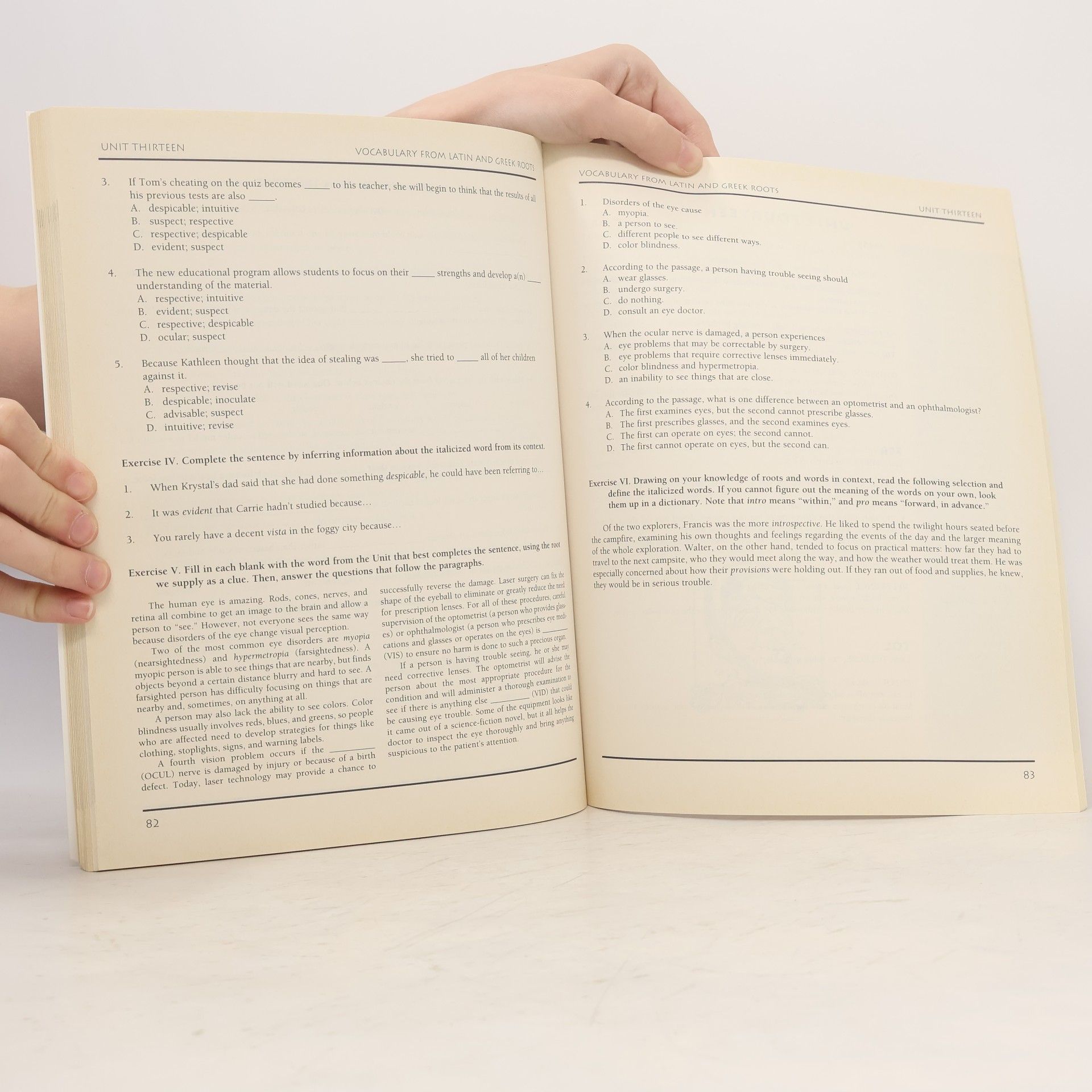Elizabeth Osborne Vocabulary From Latin And Greek Roots