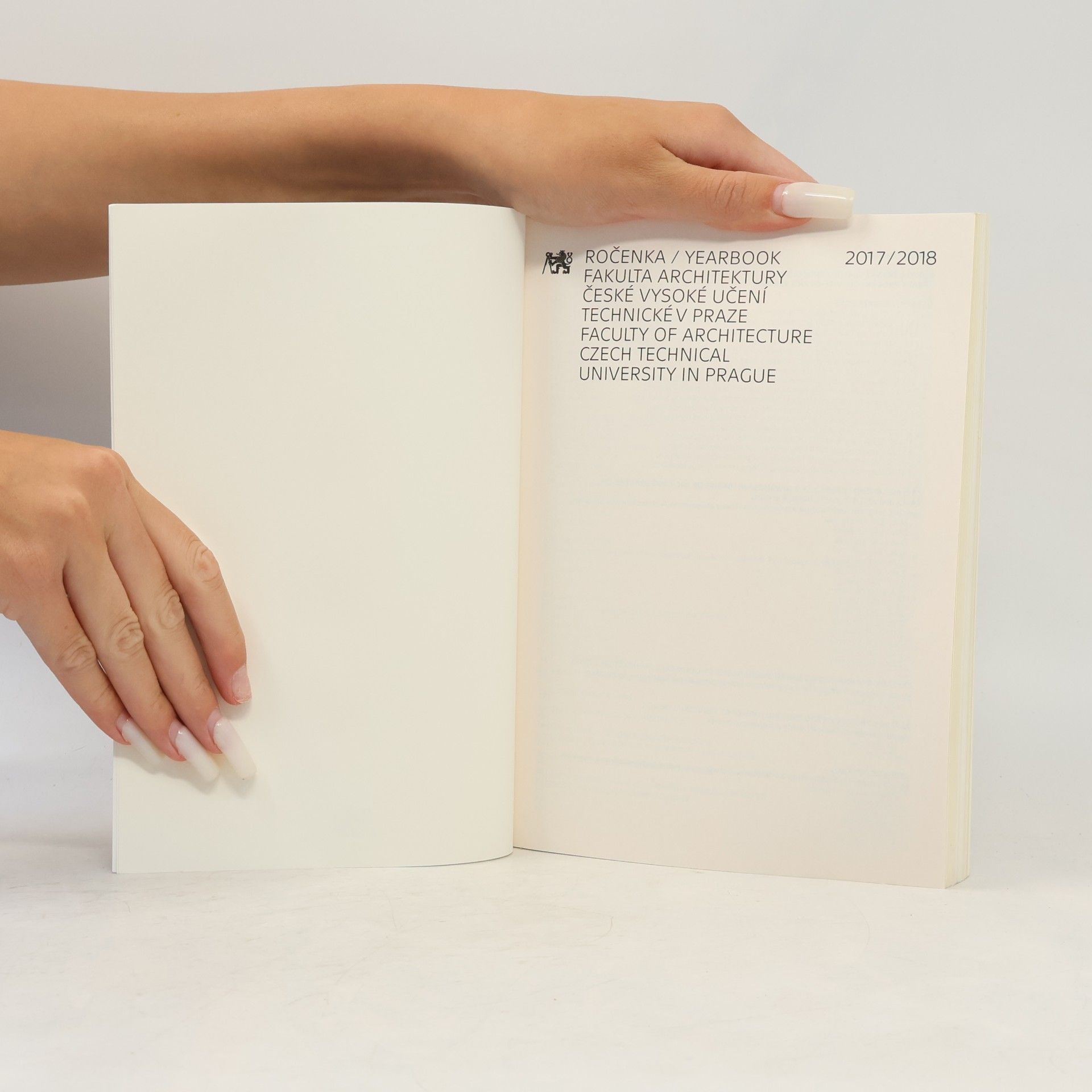 Kolektiv autorů FA ČVUT ročenka. FA CTU Yearbook 2017/2018