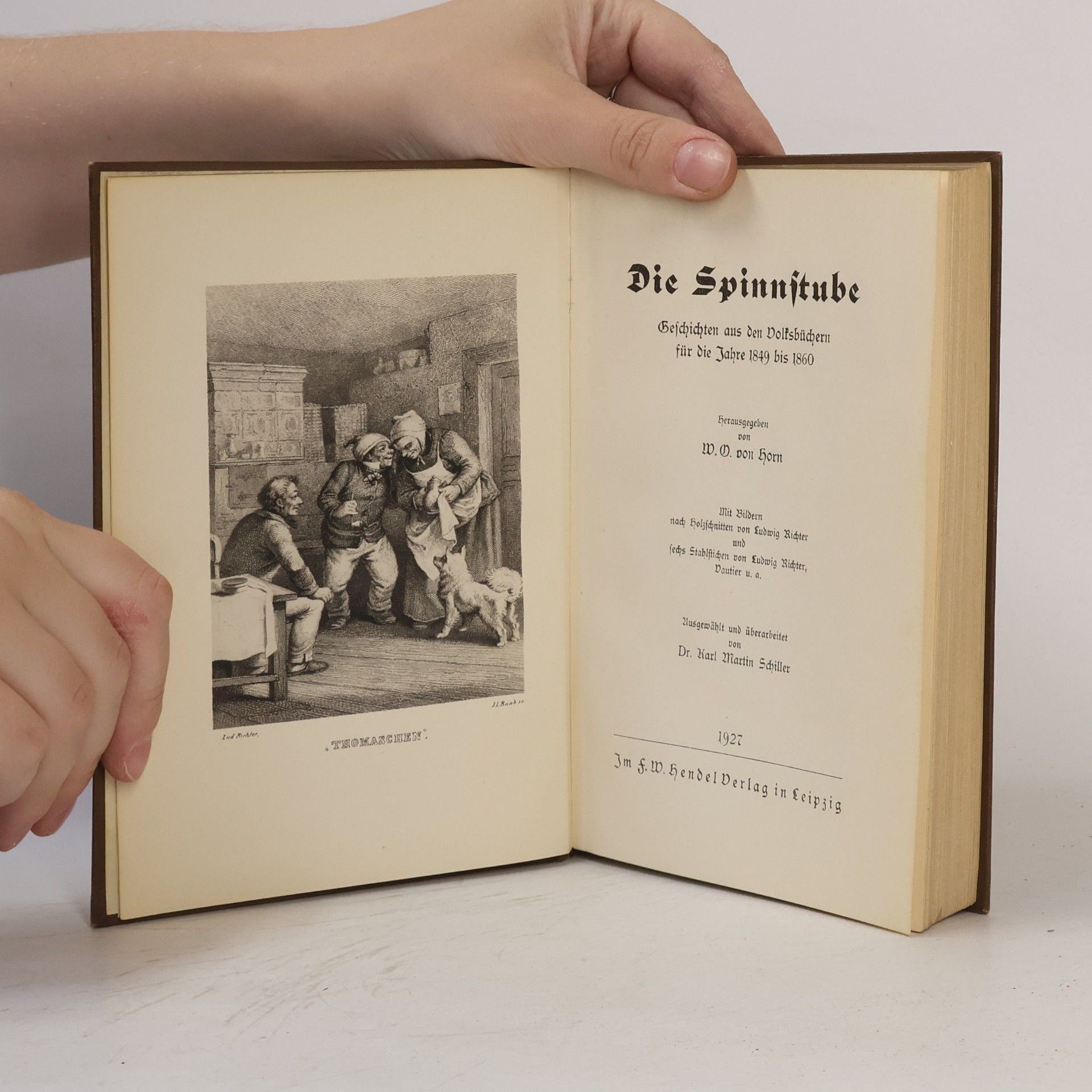 W. O. von Horn Die Spinnstube