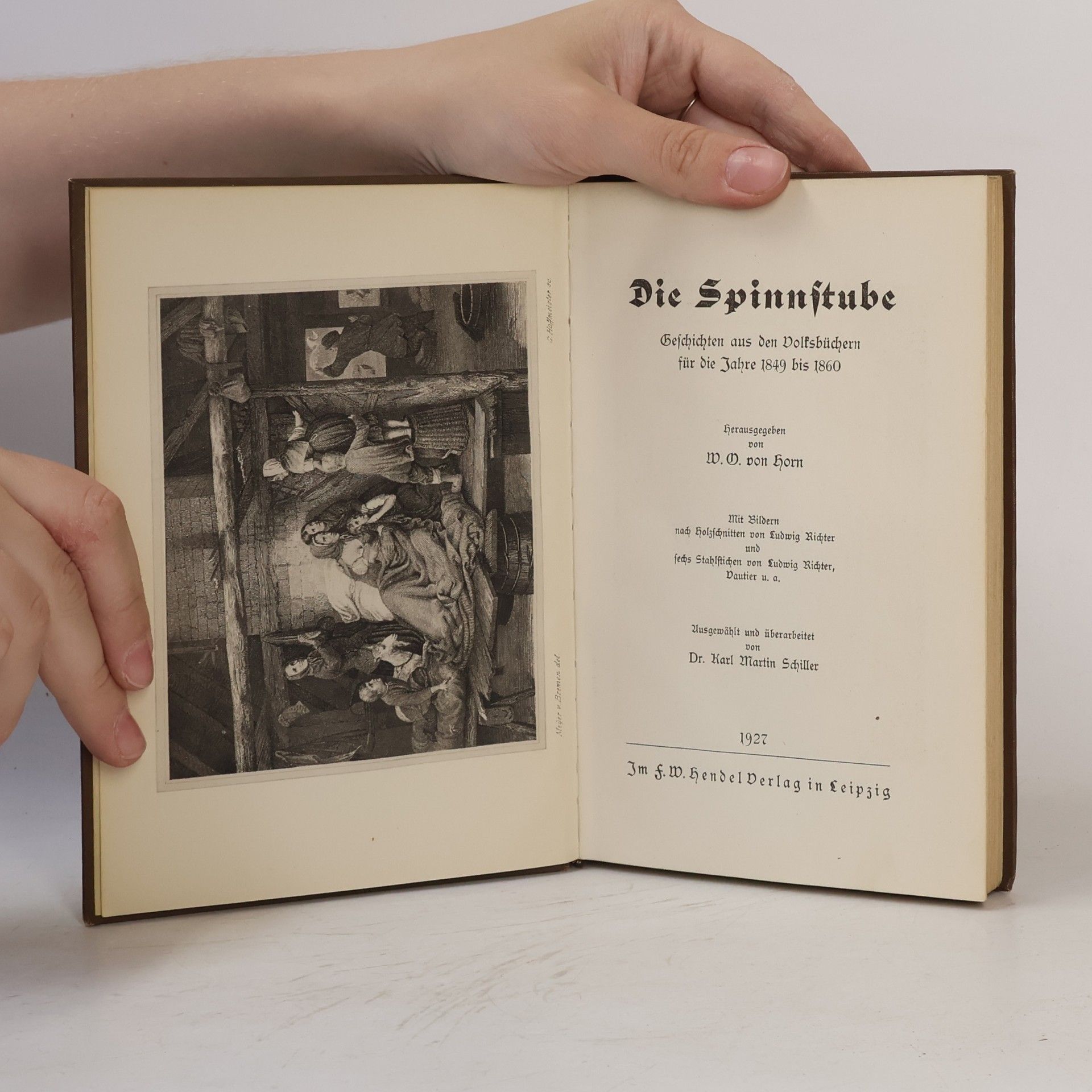 W. O. von Horn Die Spinnstube