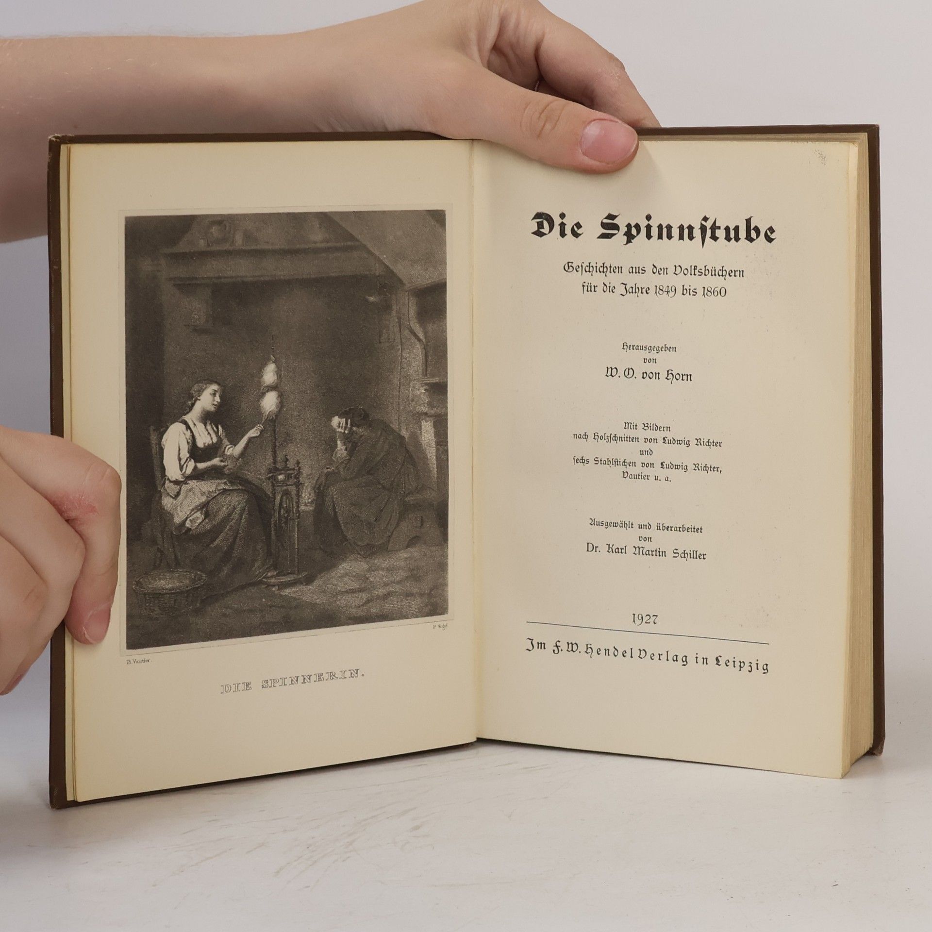 W. O. von Horn Die Spinnstube