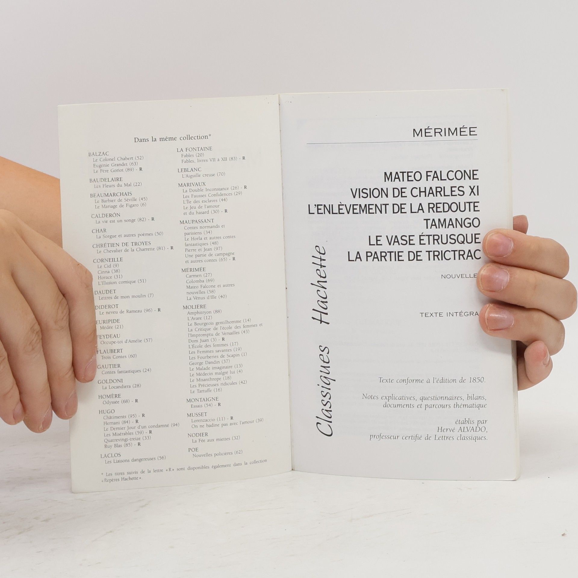 Prosper Mérimée Classiques: Mateo Falcone et autres nouvelles - Texte intégral