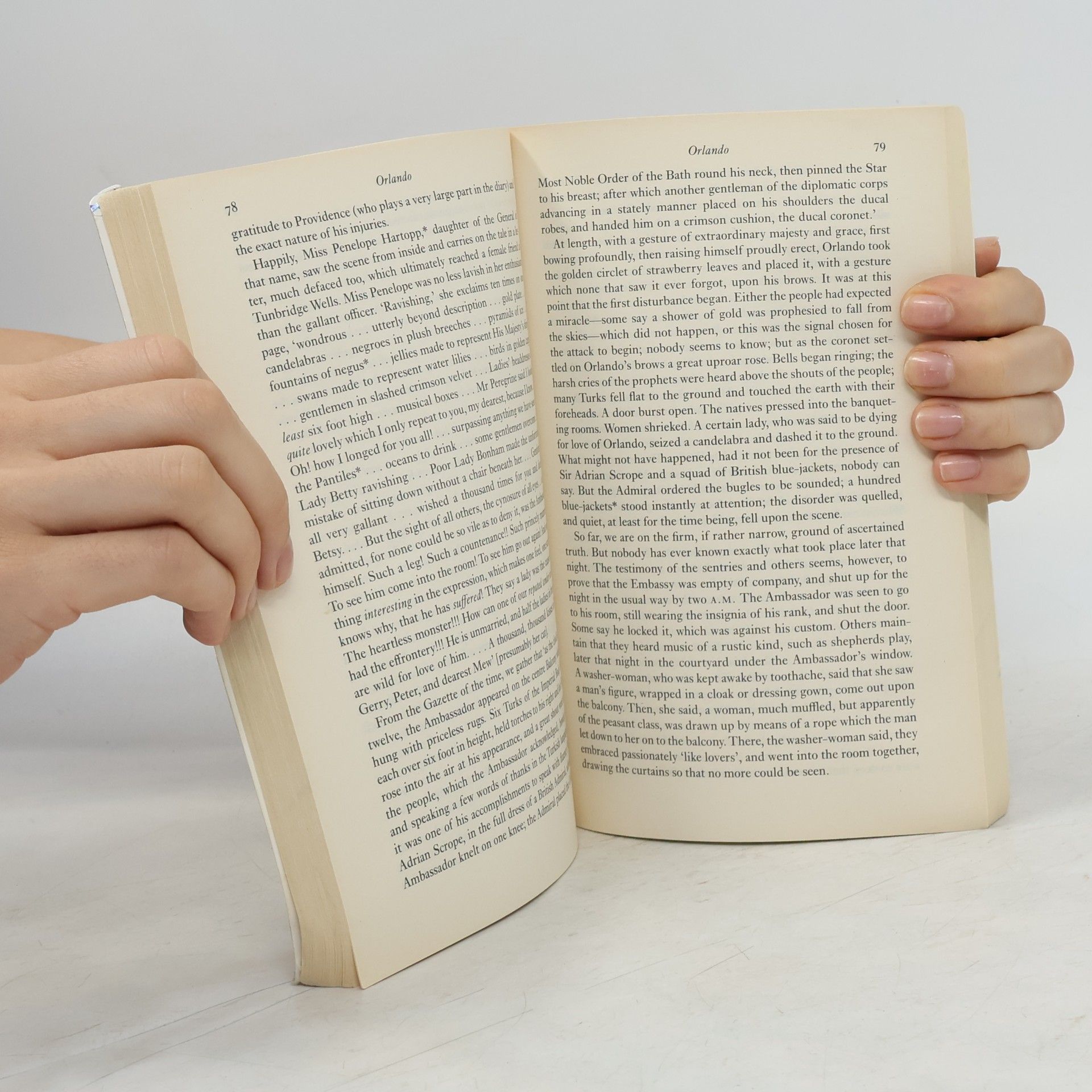 Virginia Woolf Orlando, English Edition
