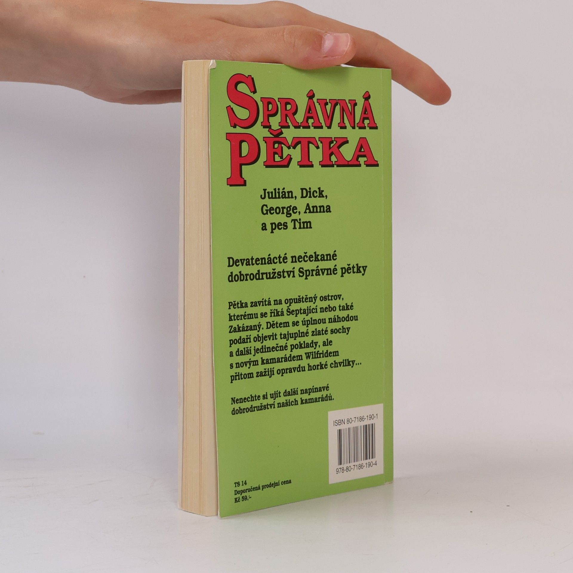 Enid Blyton Správná pětka. Pětka a tajemství Šeptajícího ostrova