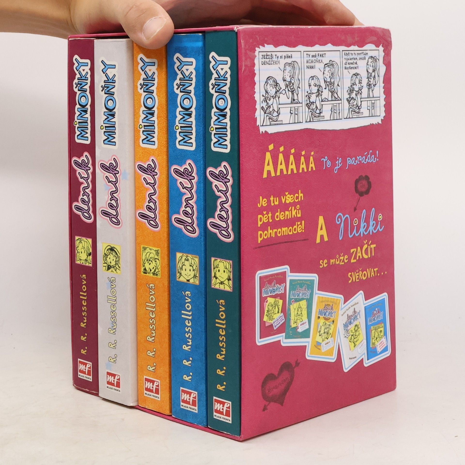 Rachel Renee Russell Deník mimoňky 1-5 (box)