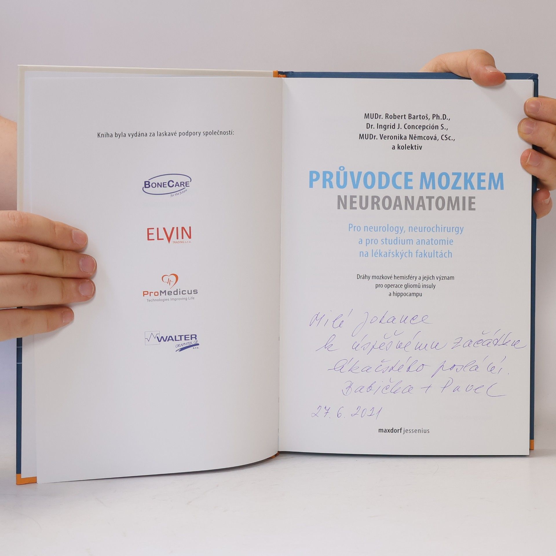 Robert Bartoš Průvodce mozkem - Neuroanatomie