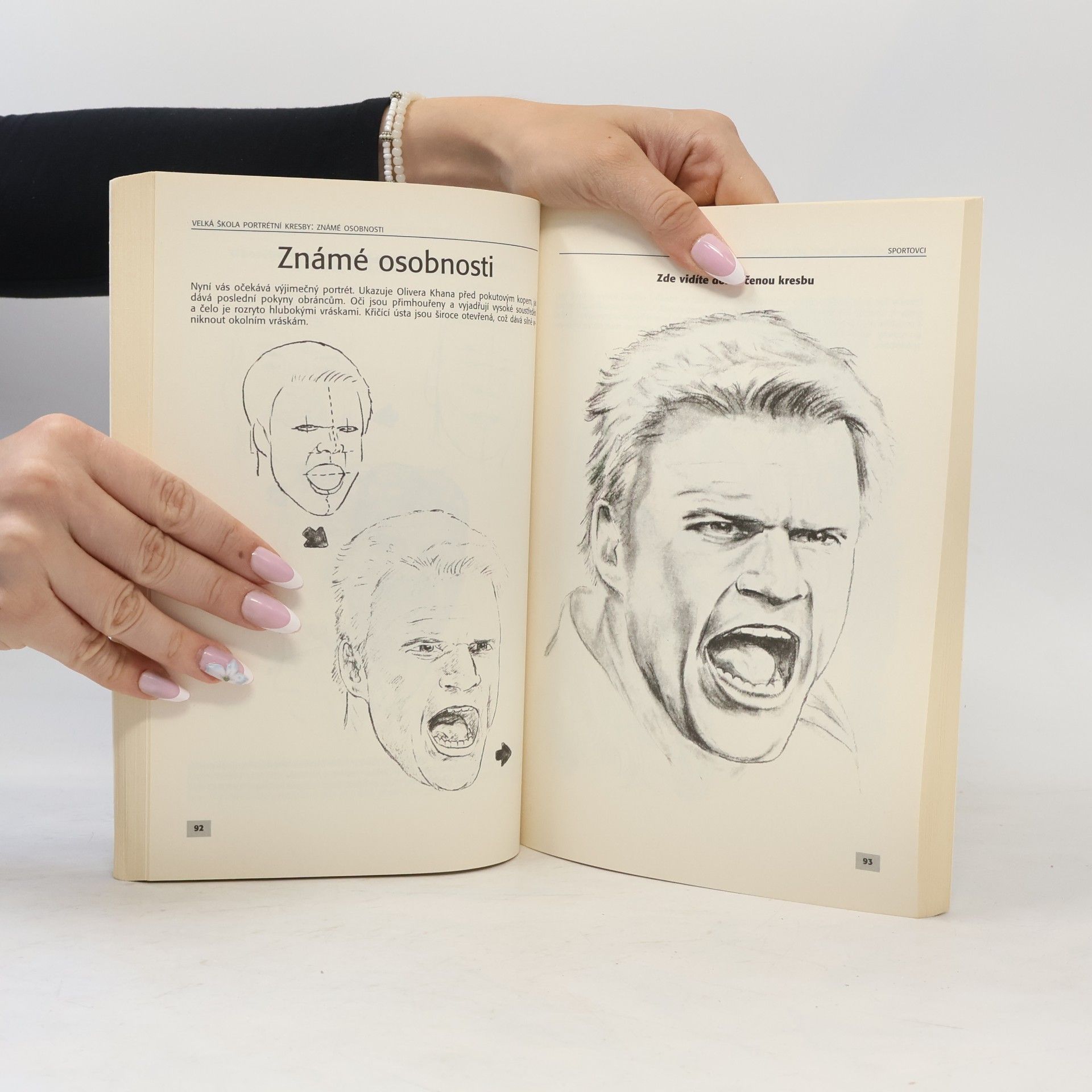 Walter Halbinger Velká škola portrétní kresby