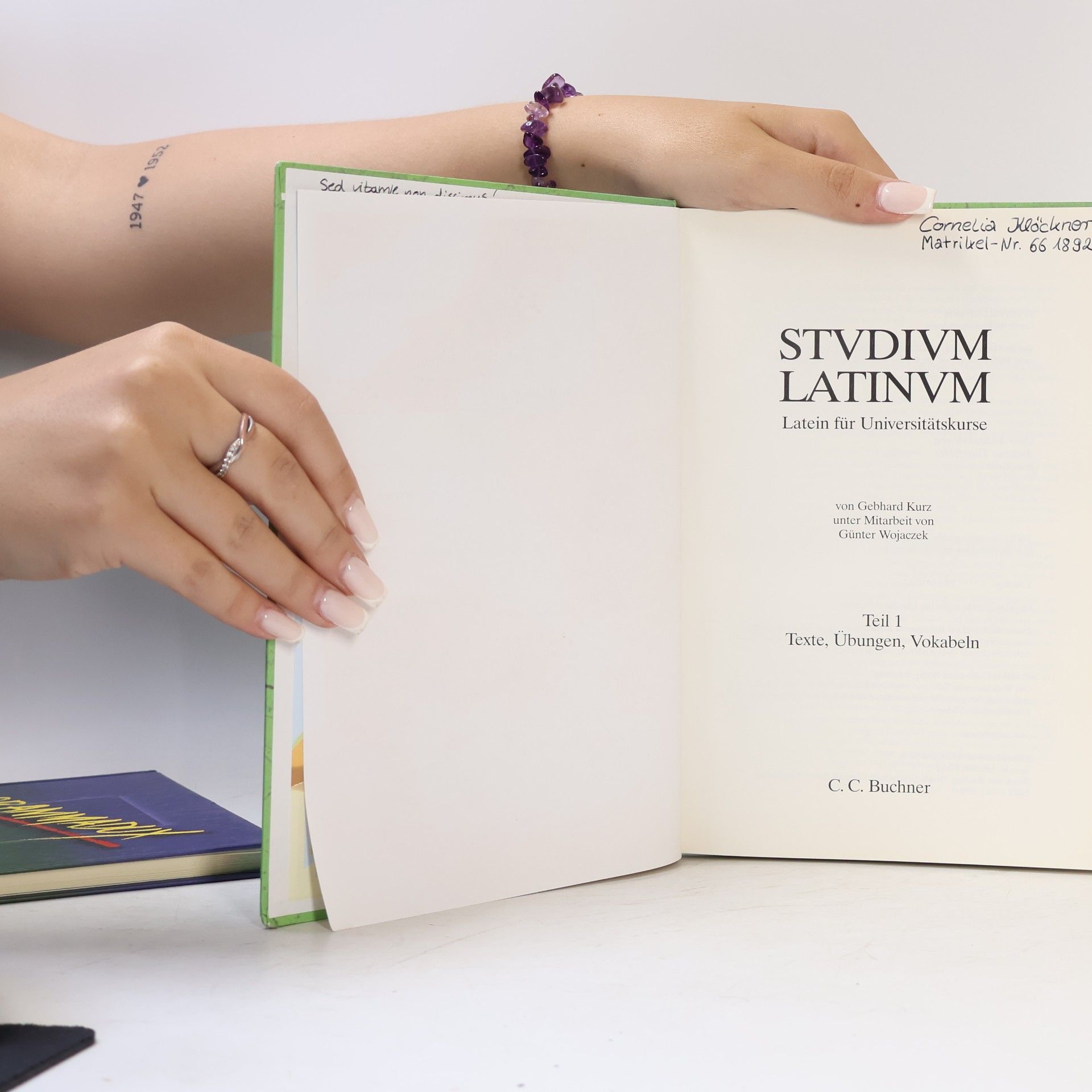 Gebhard Kurz Studium Latinum