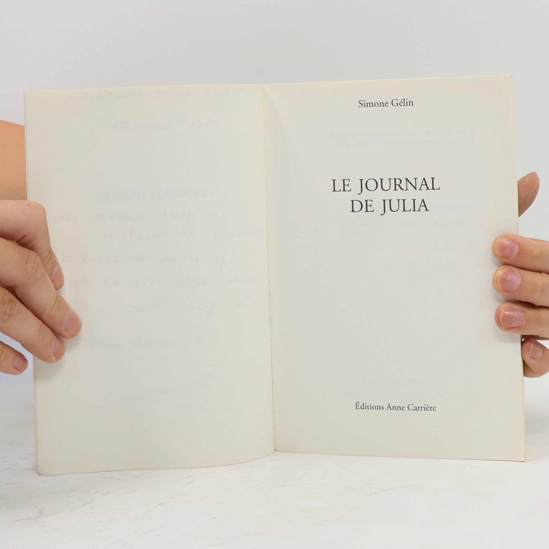 Simone Gélin Le journal de Julia
