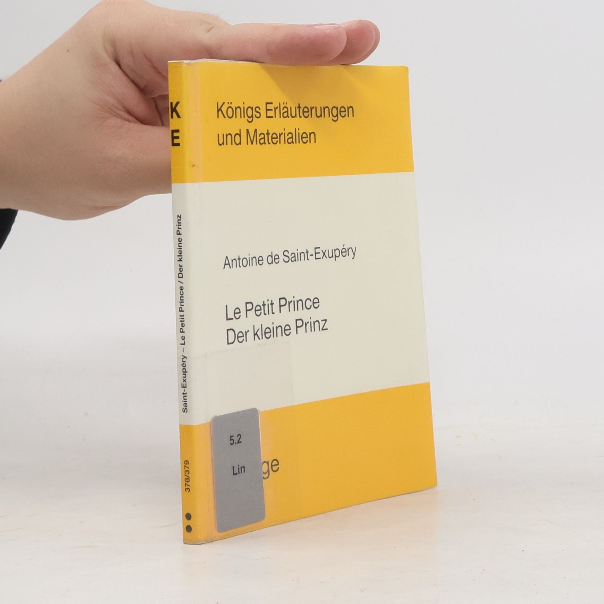 Hans Ulrich Lindken Erläuterungen zu Antoine de Saint-Exupéry, Le petit Prince, Der kleine Prinz