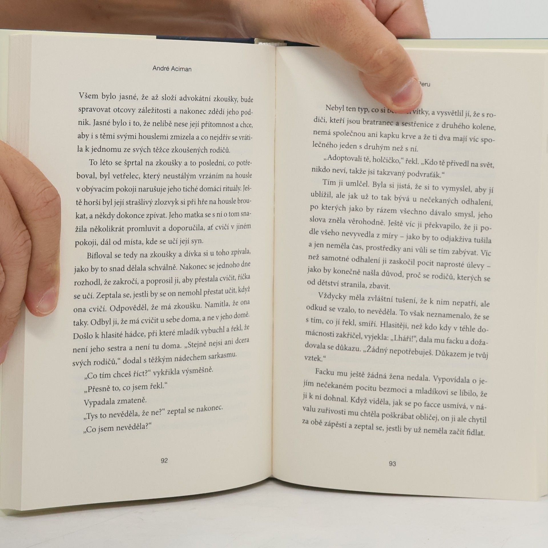 André Aciman Džentlmen z Peru