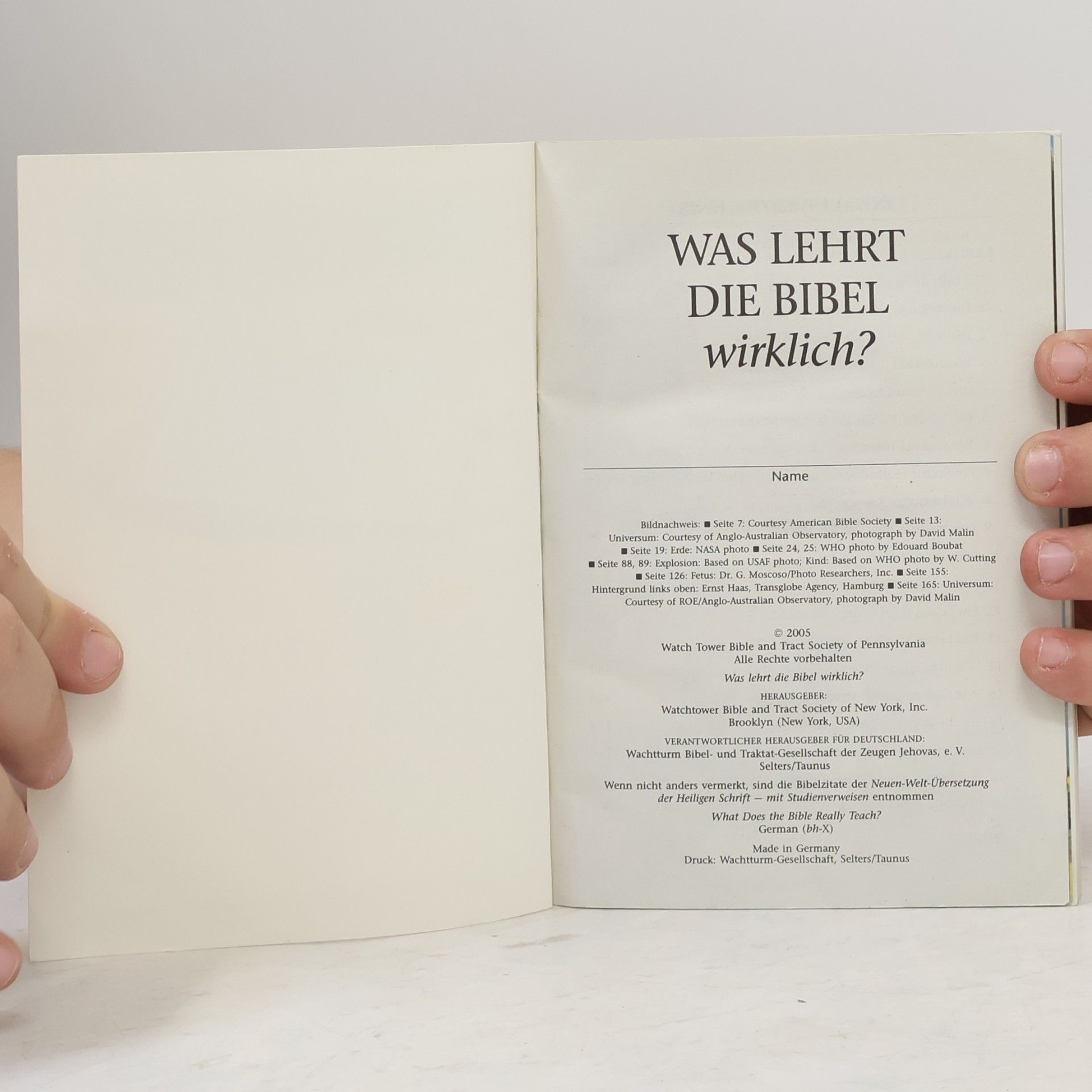kolektiv Was lehrt die Bibel wirklich?