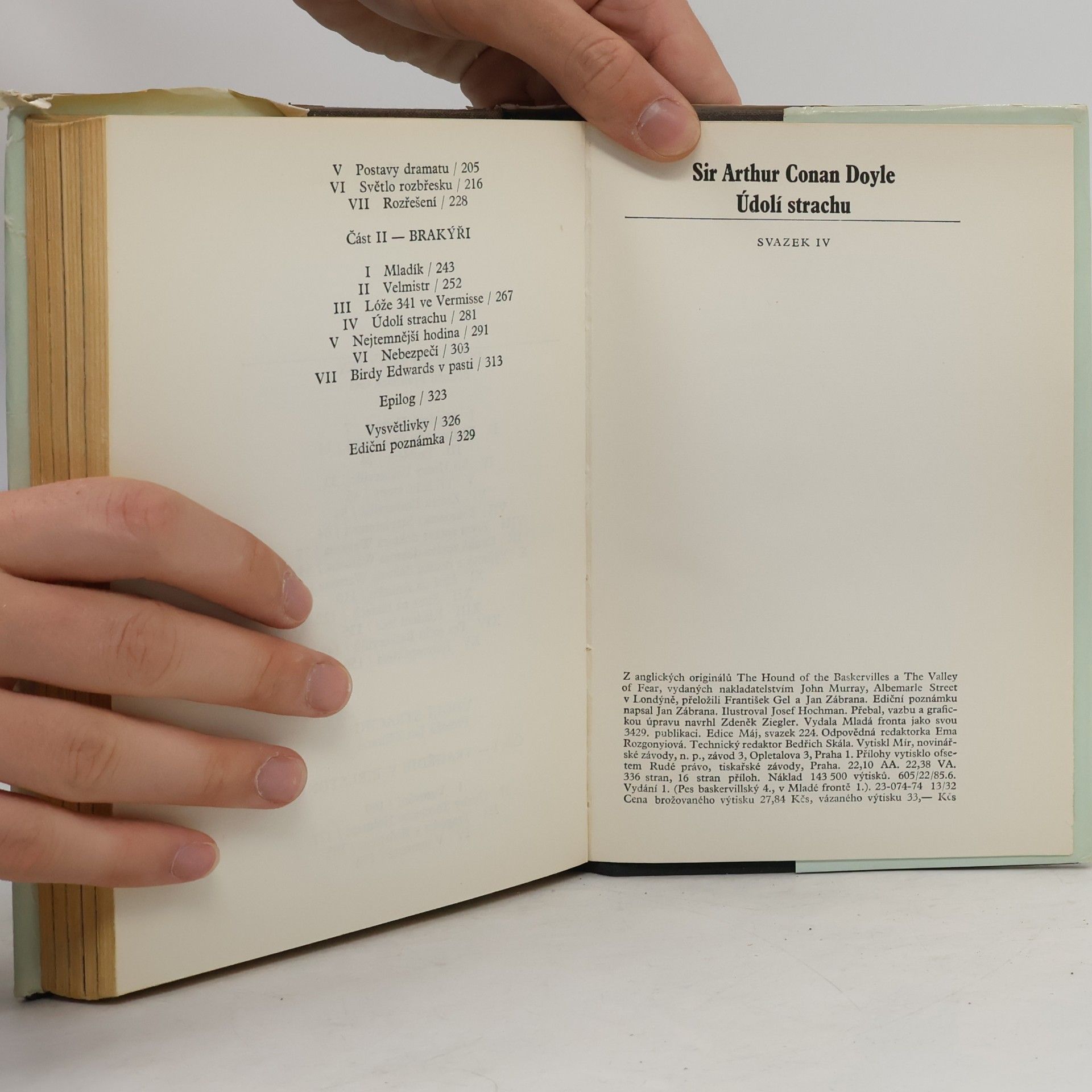 Arthur Conan Doyle Údolí strachu