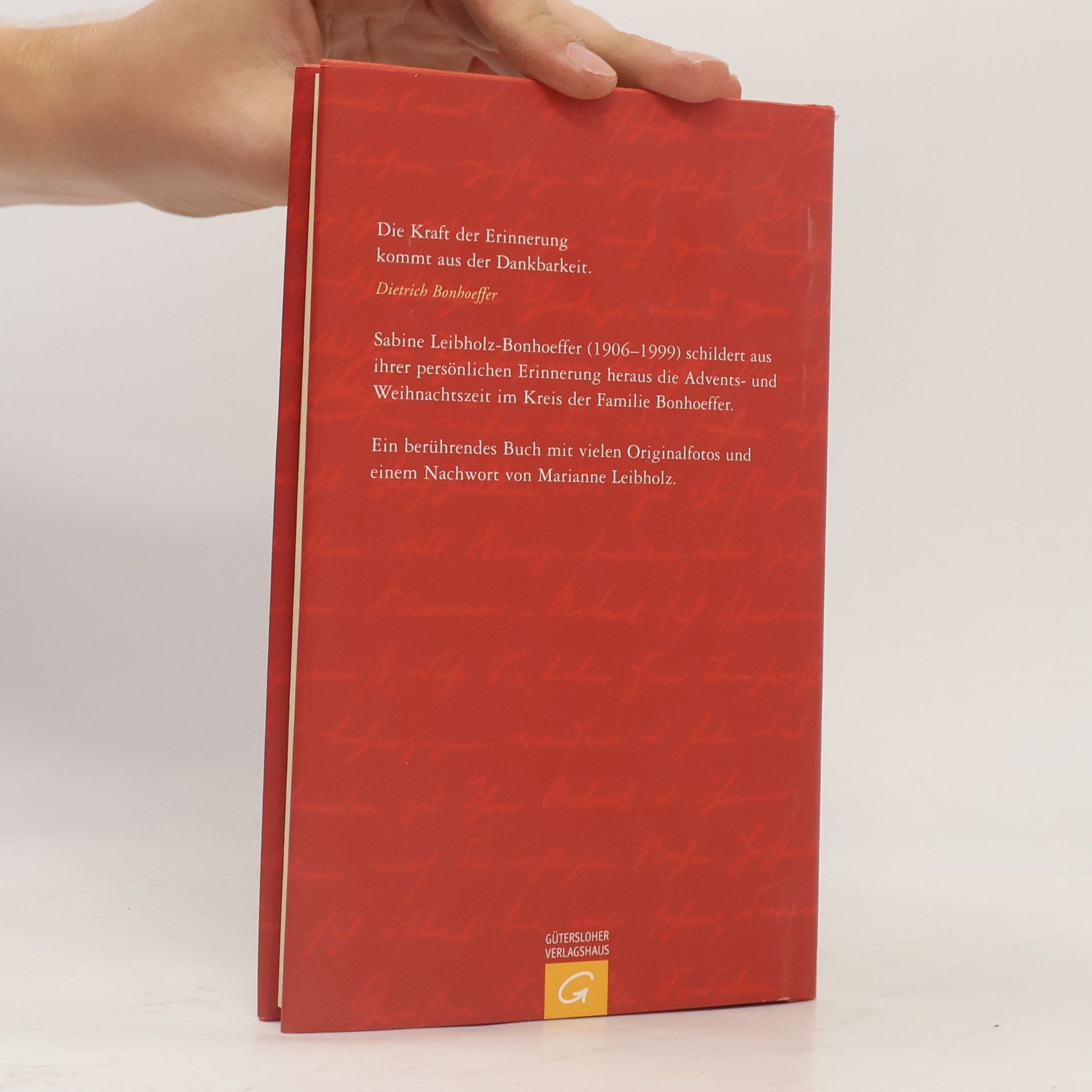 Sabine Leibholz Bonhoeffer Weihnachten im Hause Bonhoeffer