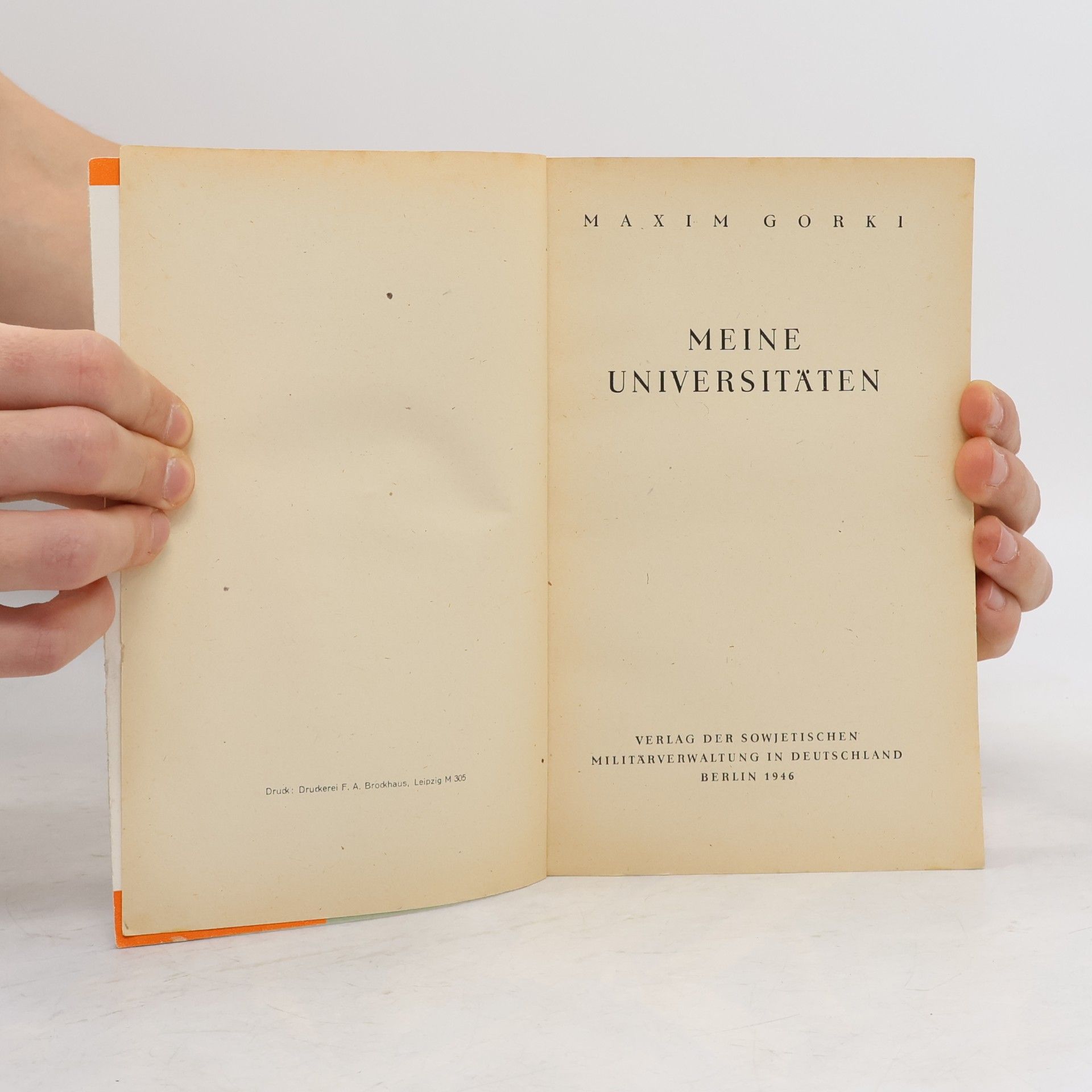 Maxim Gorky Meine Universitäten