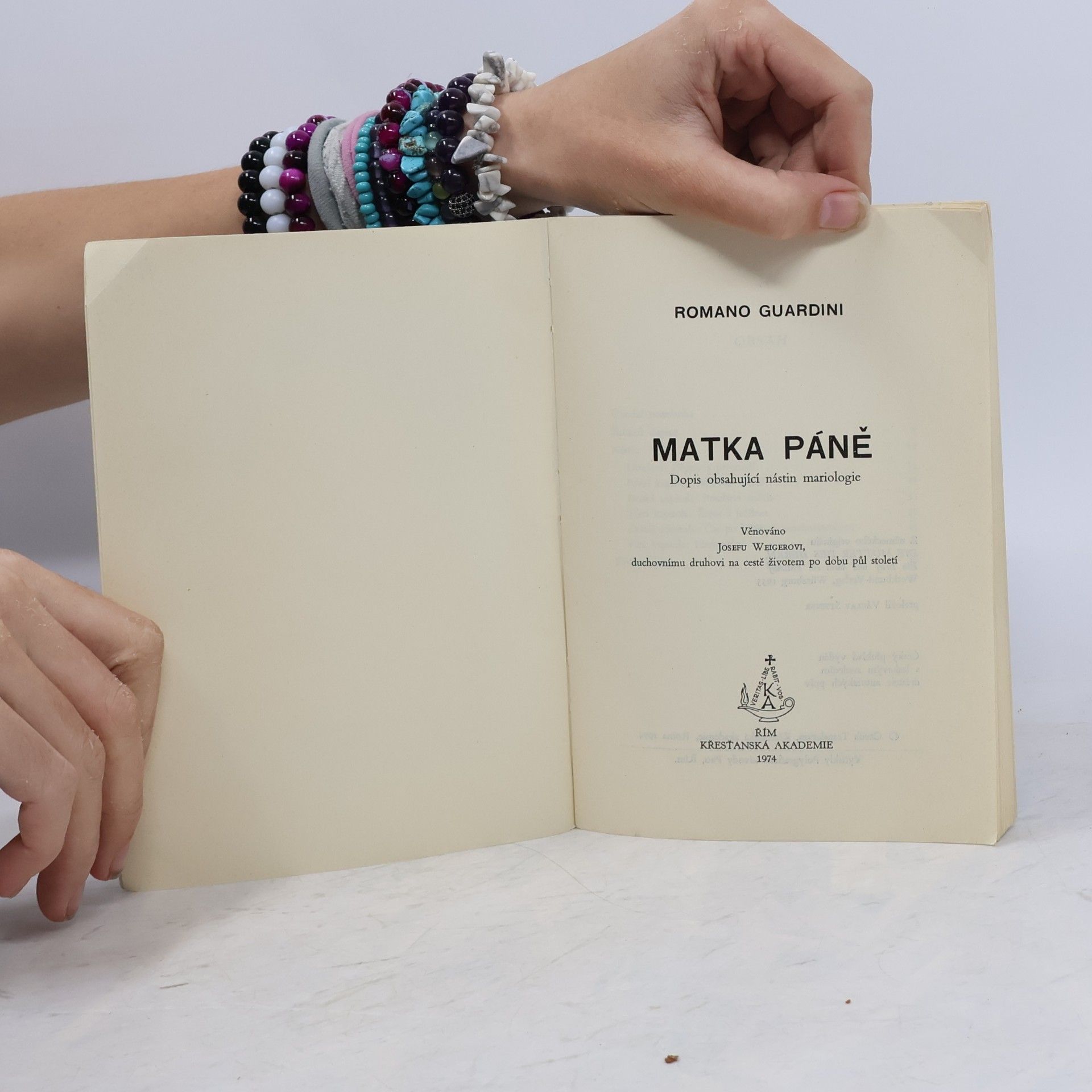 Romano Guardini Matka Páně. Dopis obsahující nástin mariologie