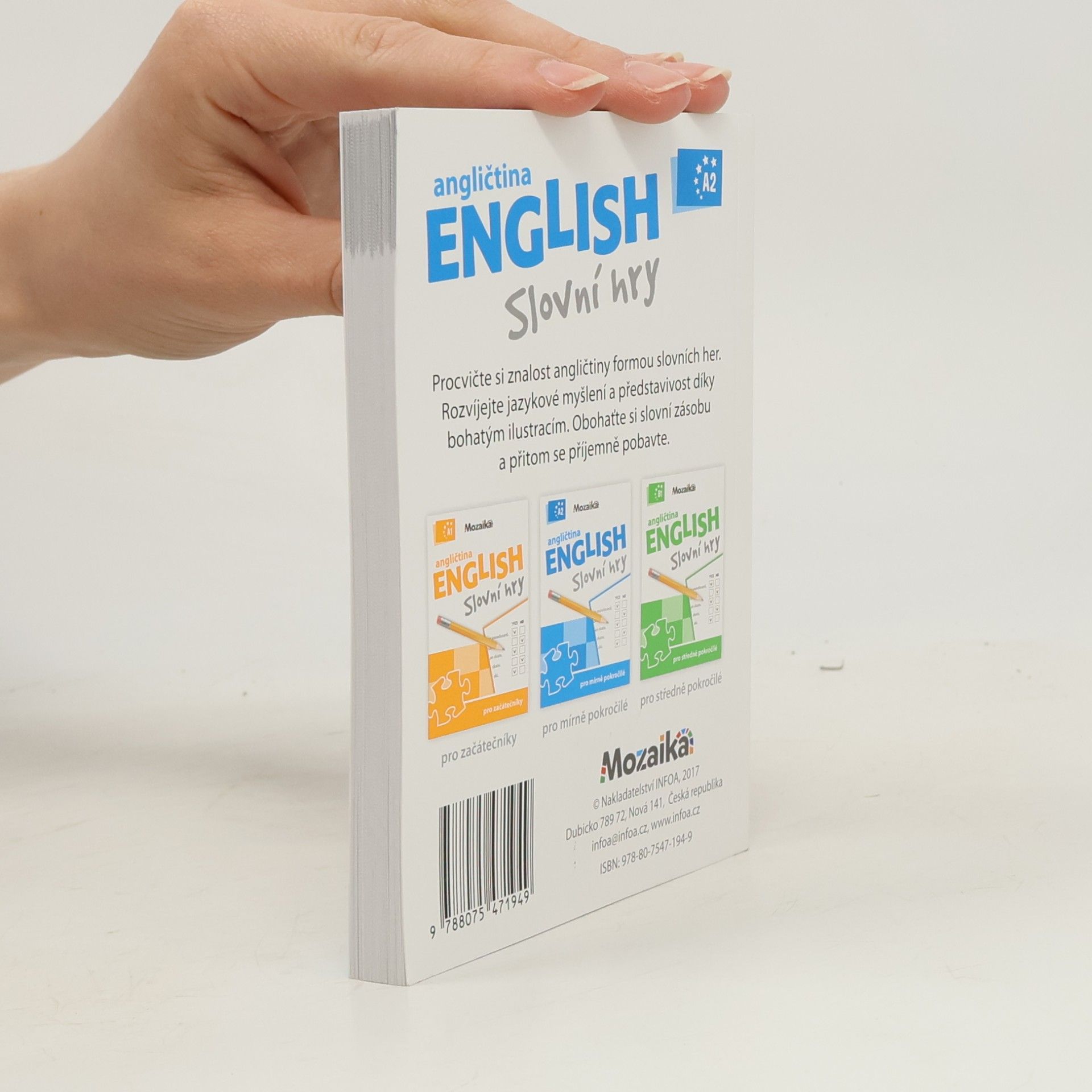 Antonín Šplíchal English = Angličtina : slovní hry pro mírně pokročilé : A2