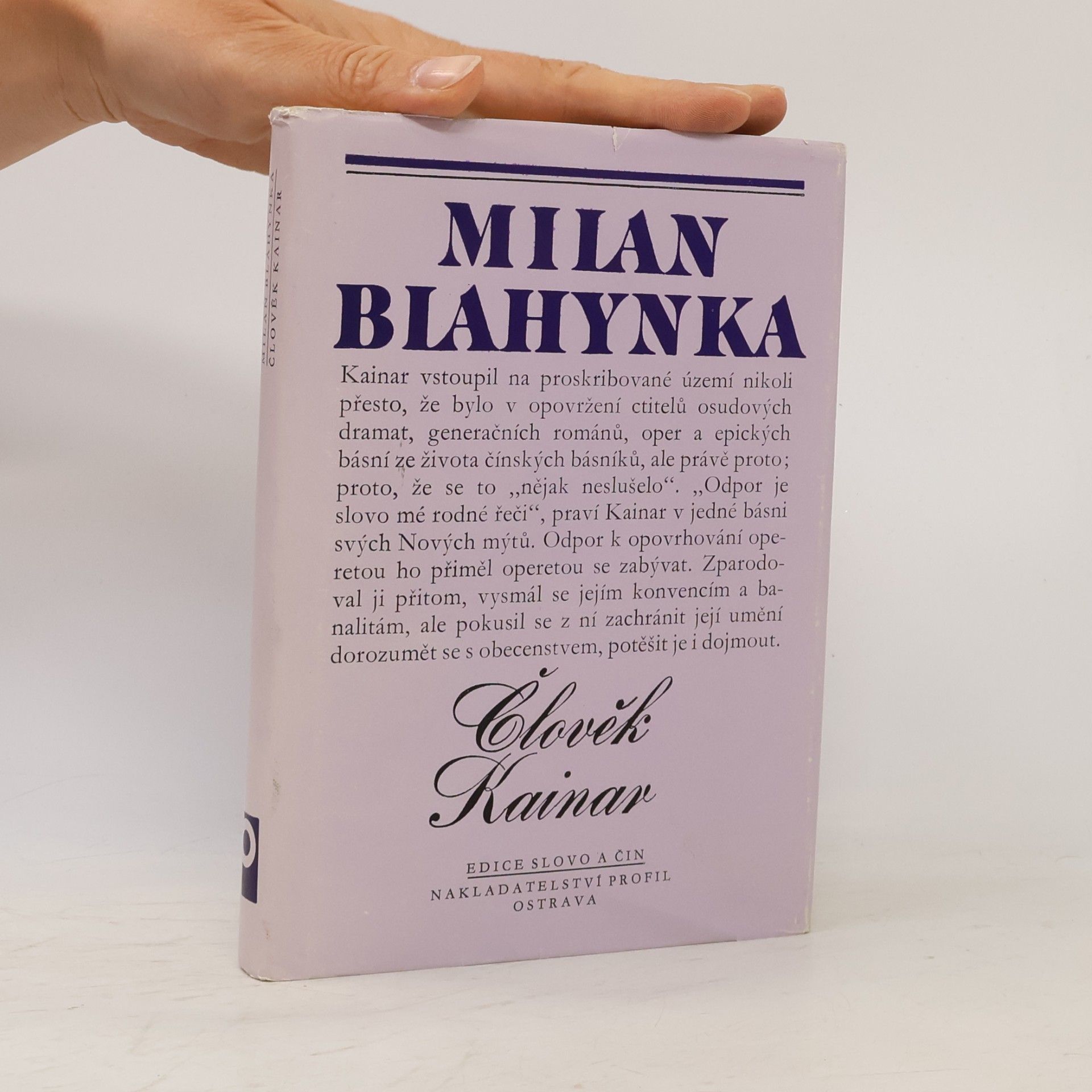 Milan Blahynka Člověk Kainar