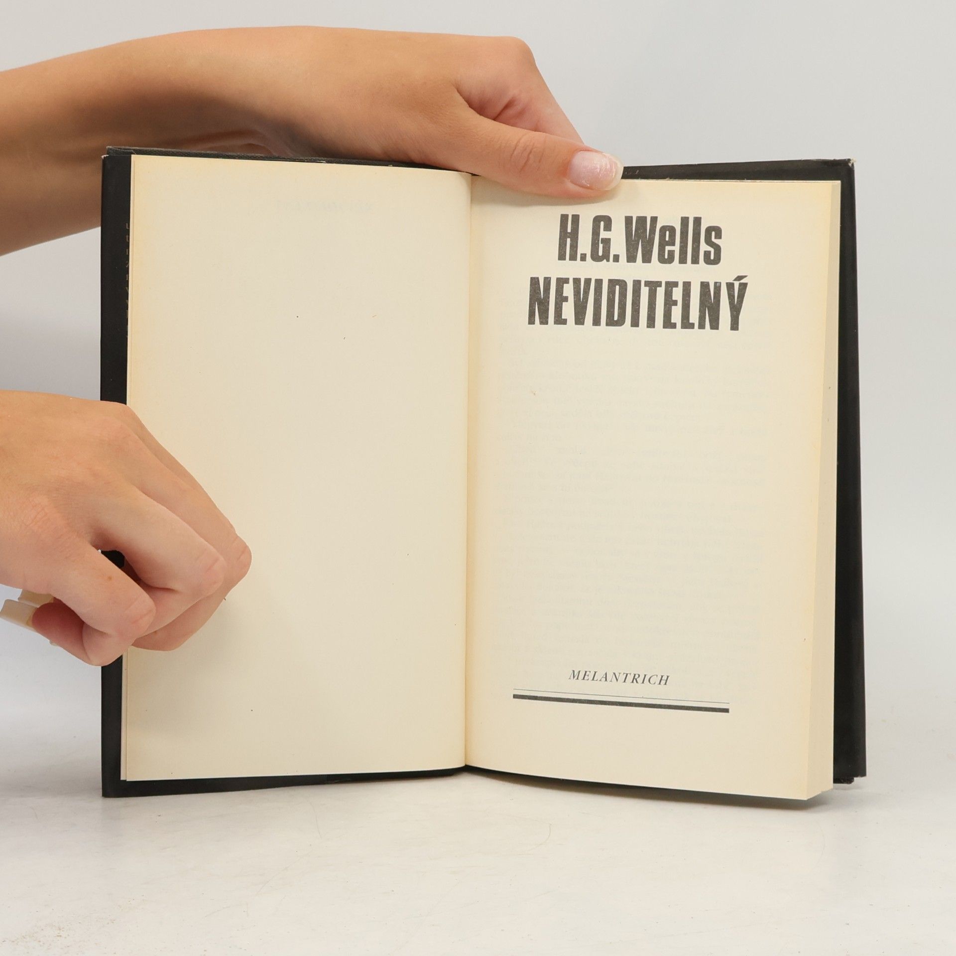 H. G. Wells Neviditelný