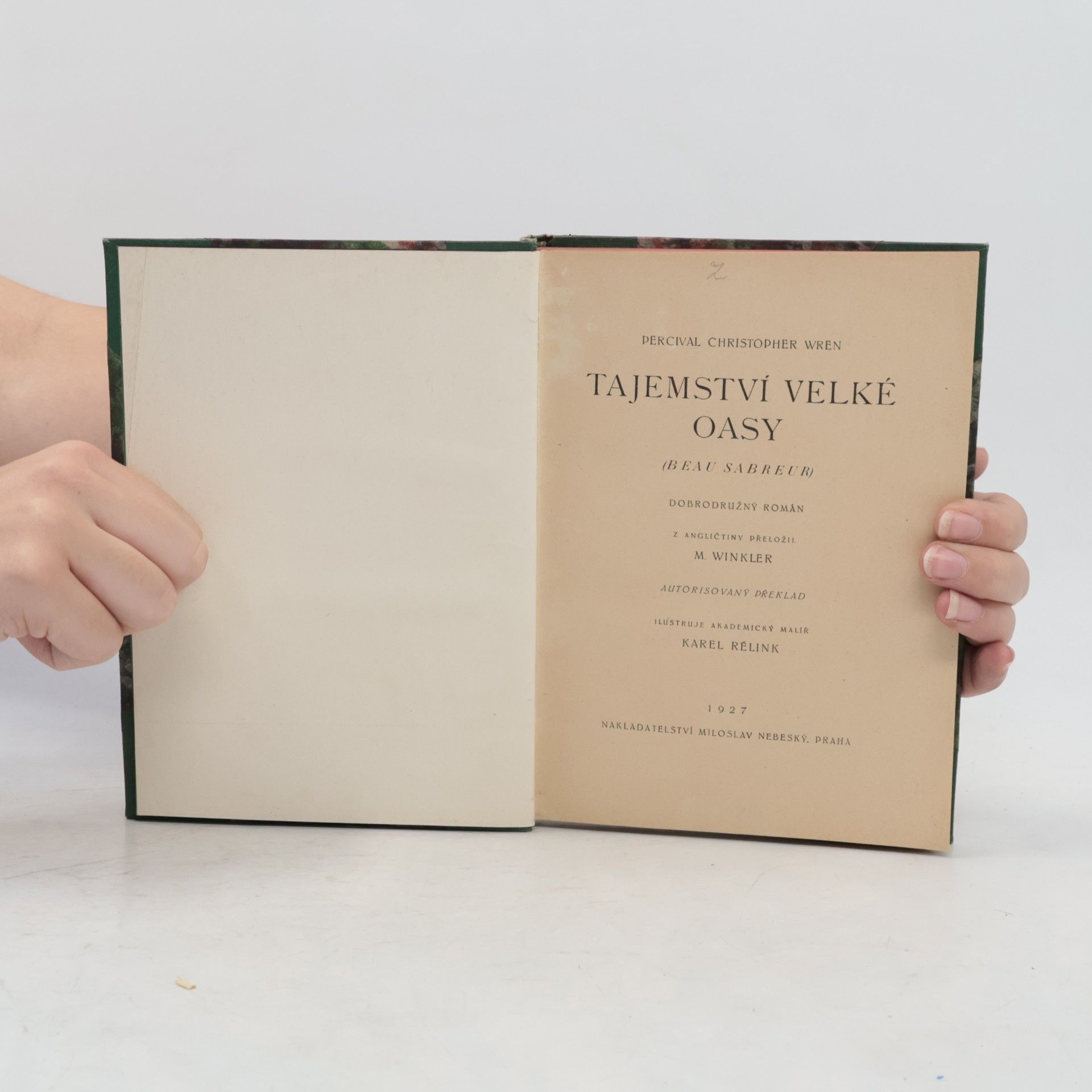 Percival Christopher Wren Tajemství velké oasy