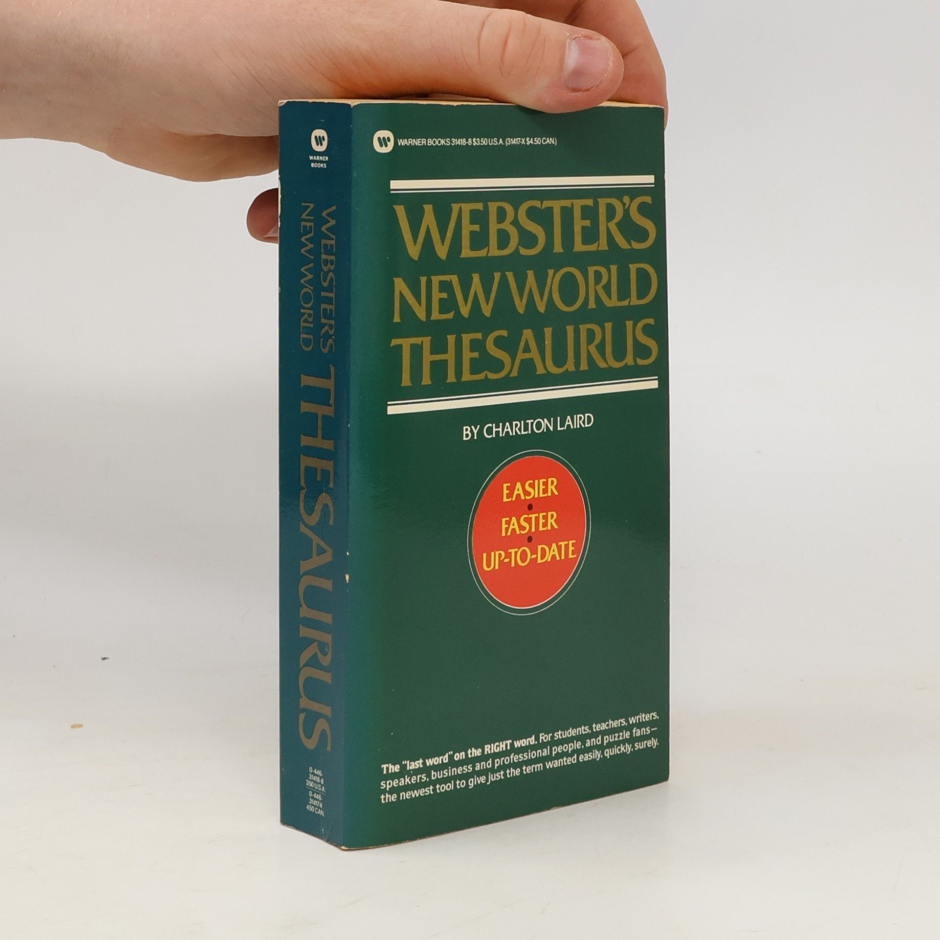 Charlton Grant Laird Webster's New World Thesaurus