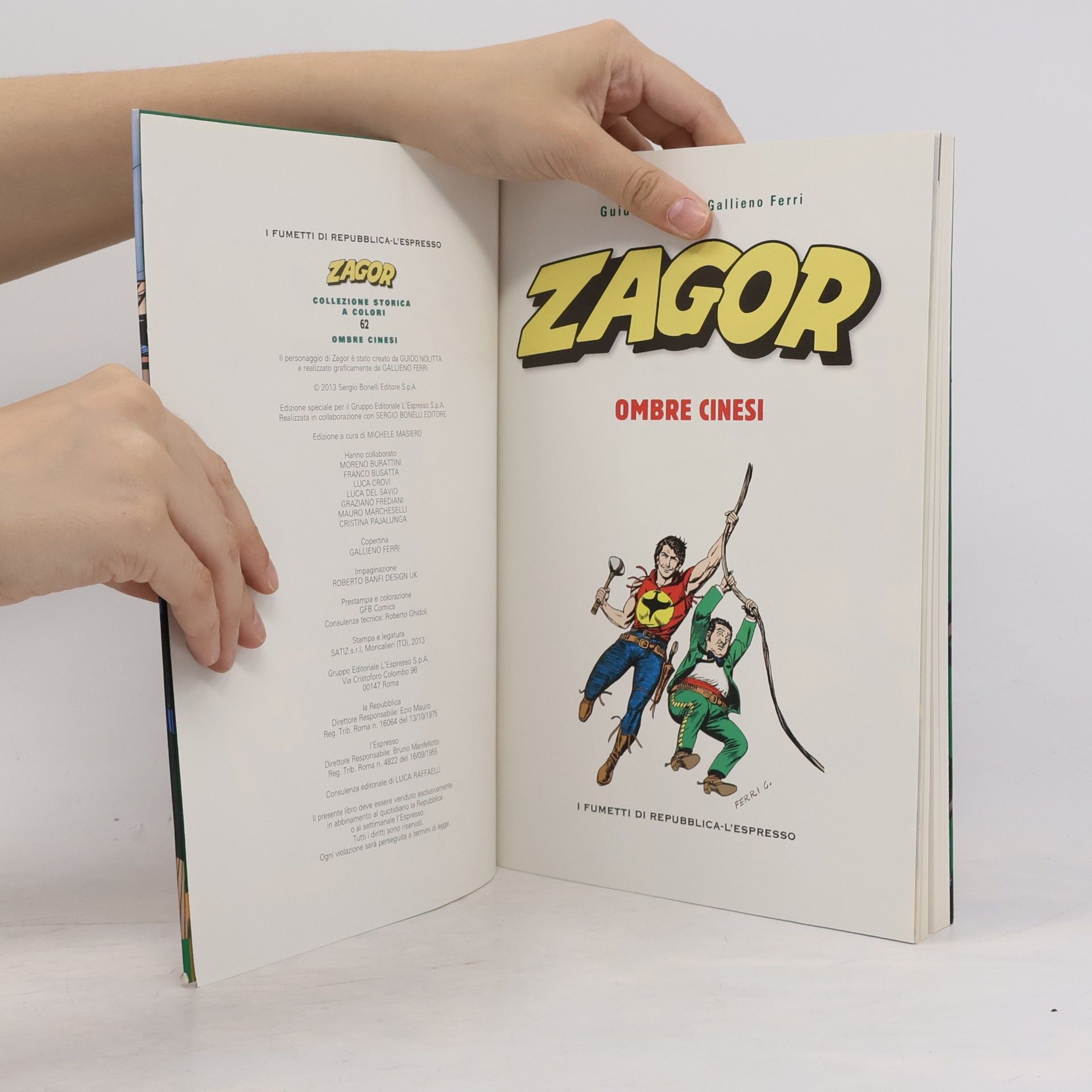 Collectif d'auteurs Zagor 62