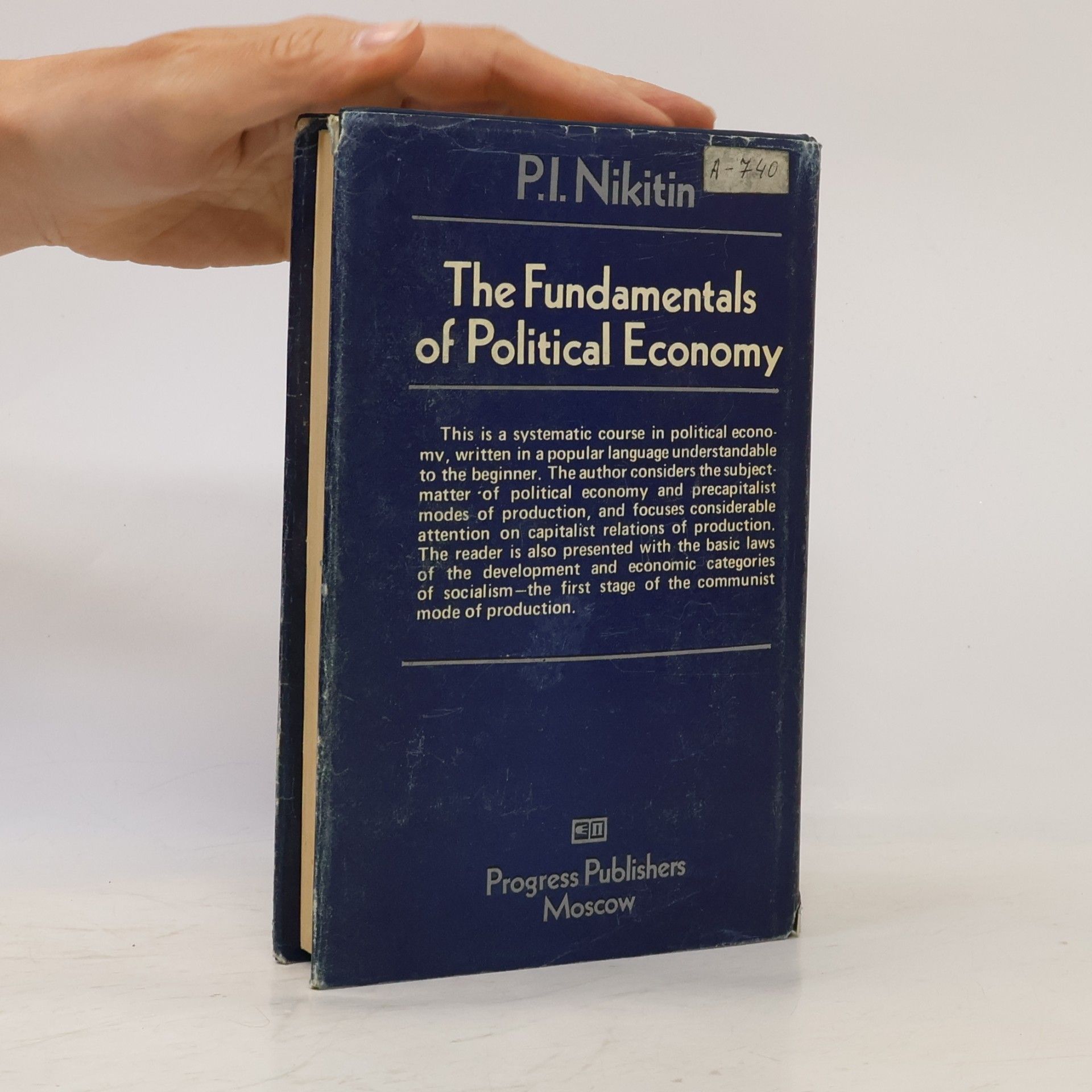P. Nikitin The Fundamentals of Political Economy