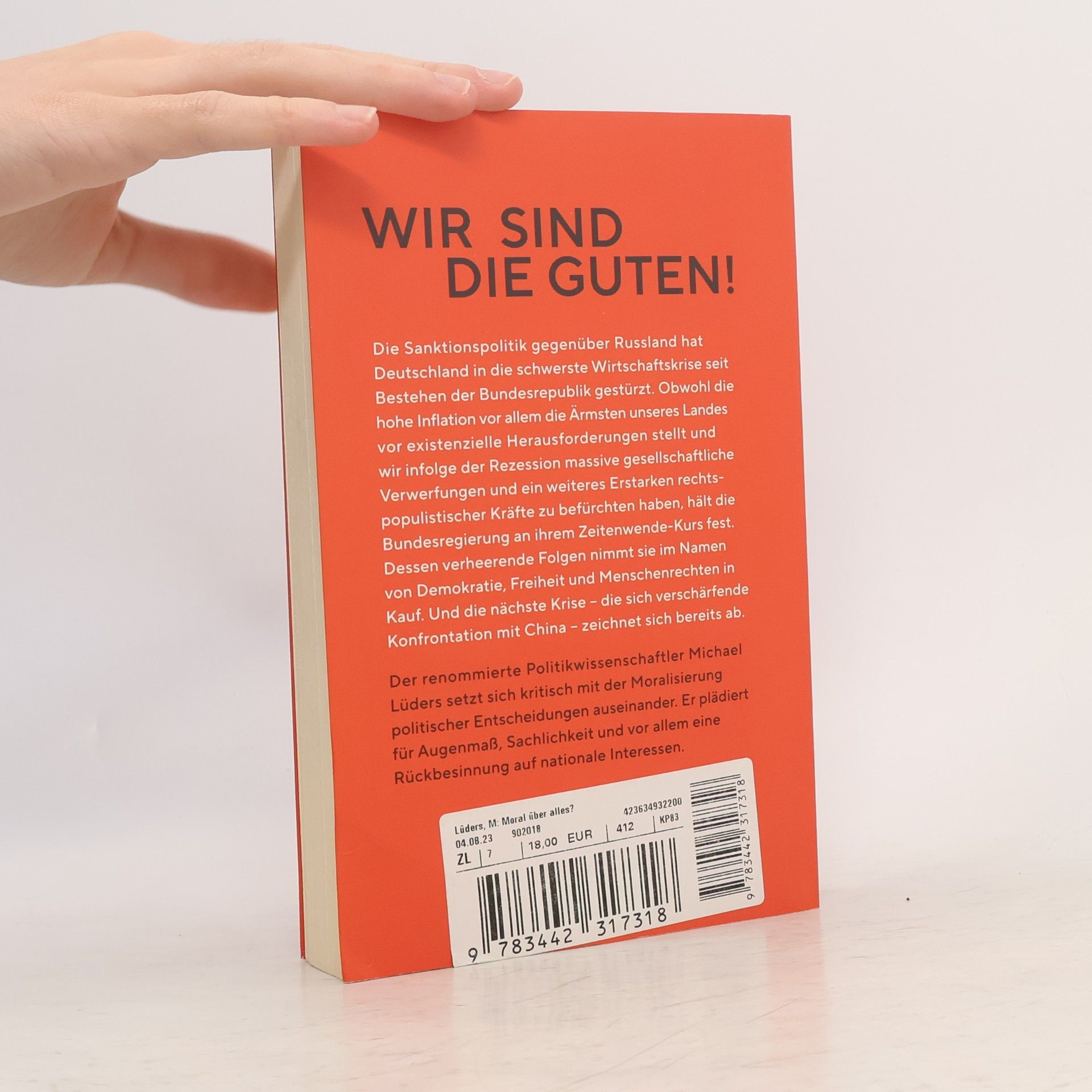 Michael Lüders Moral über alles?