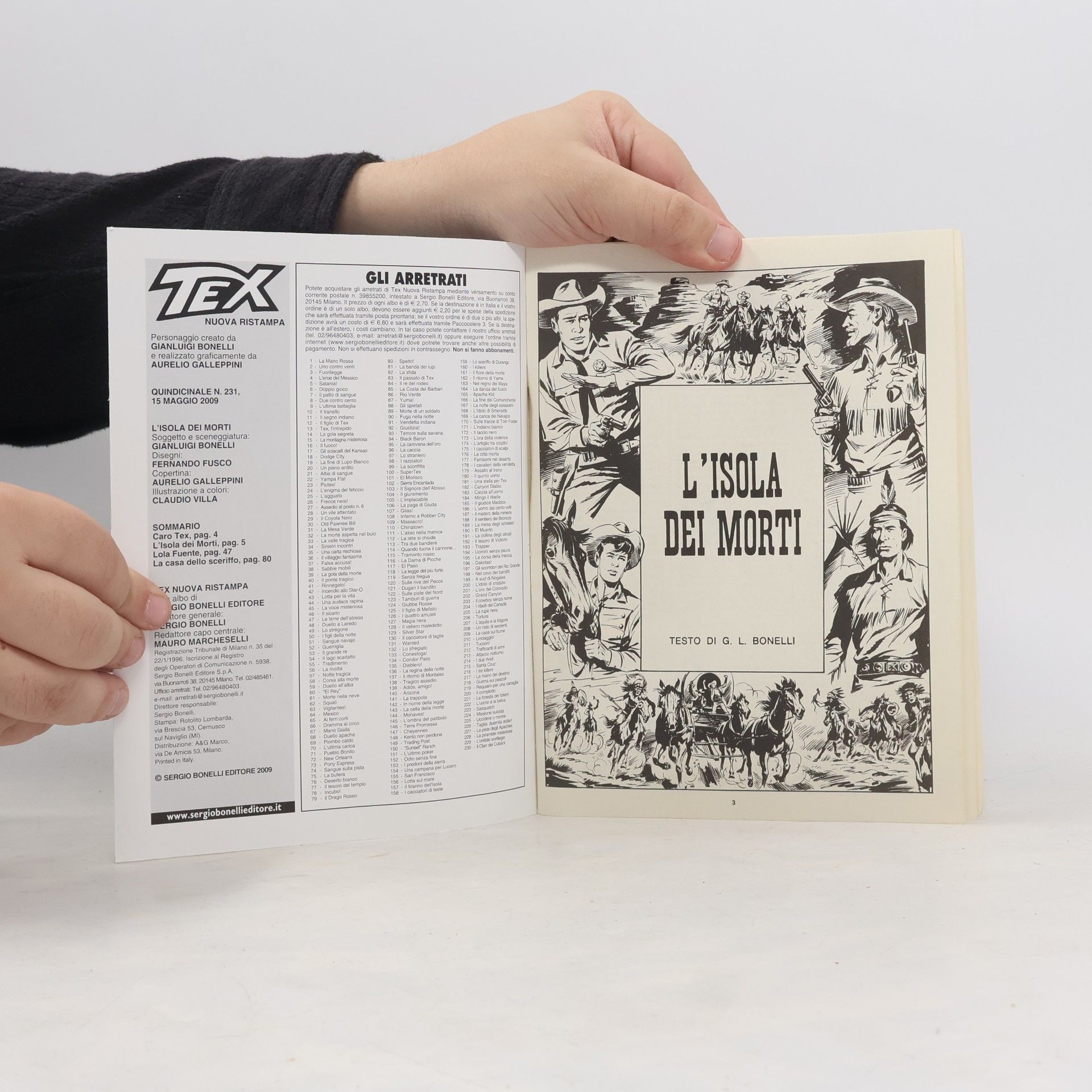 Collectif d'auteurs Tex 231: L'isola dei morti