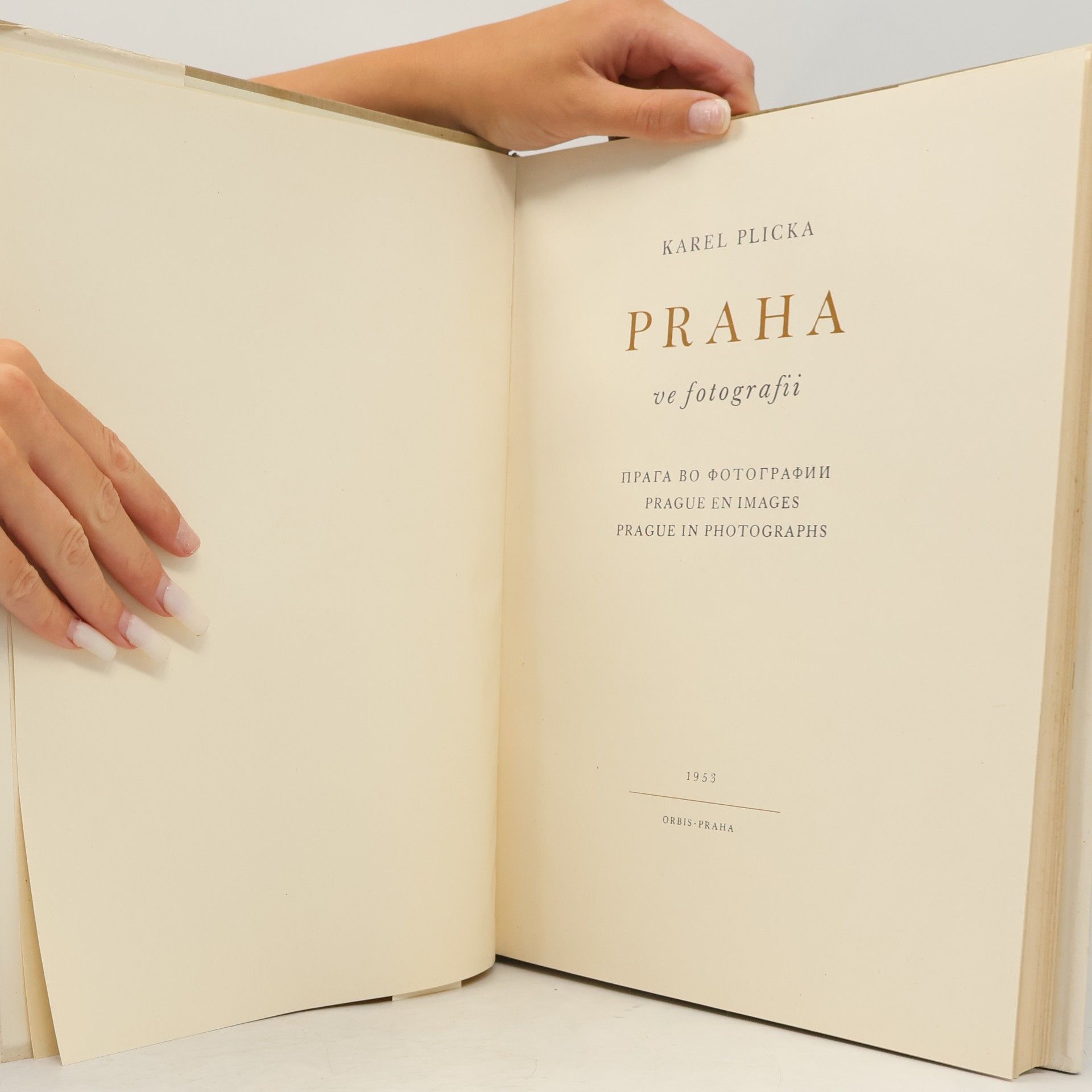 Karel Plicka Praha ve fotografii