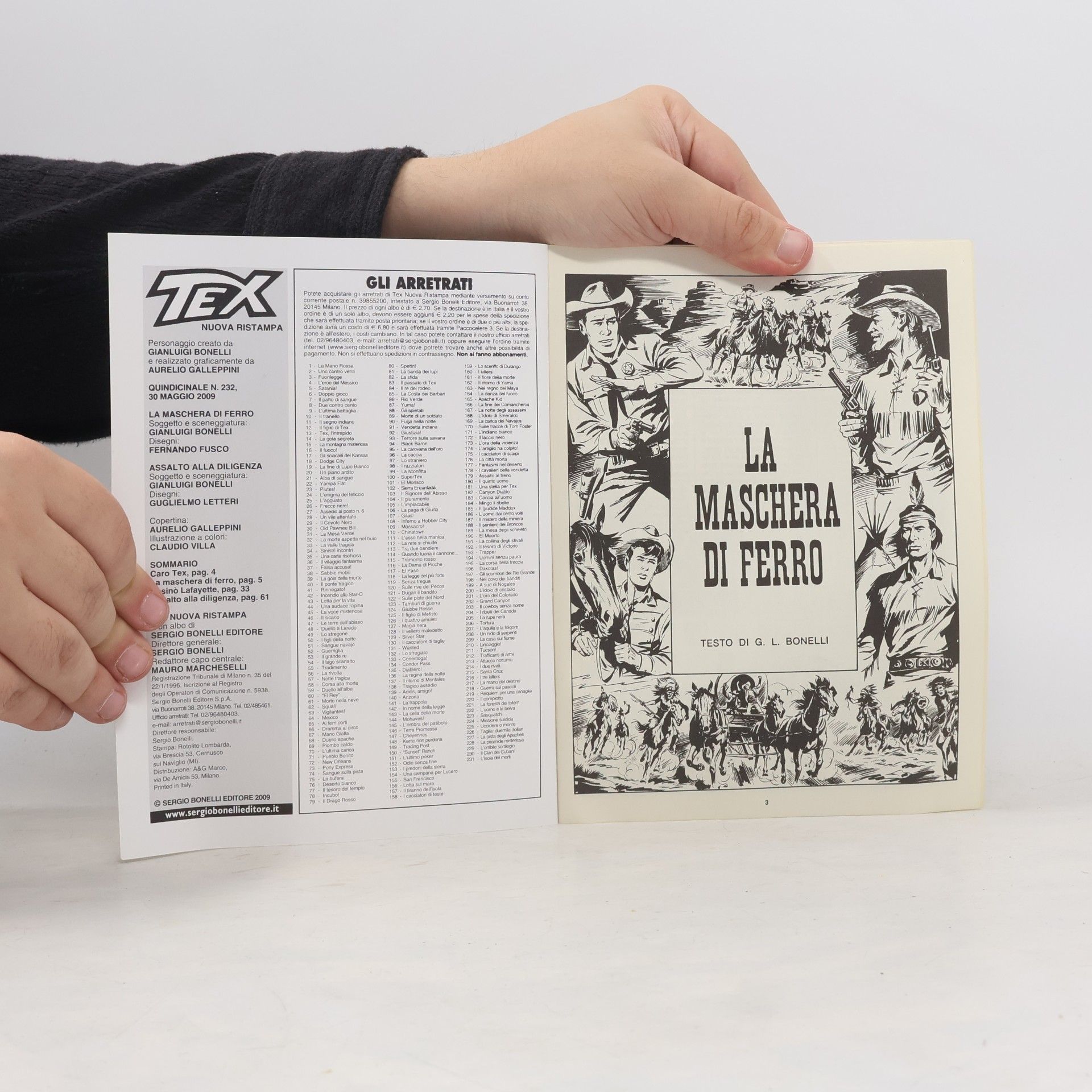Various authors Tex 232: La maschera di ferro