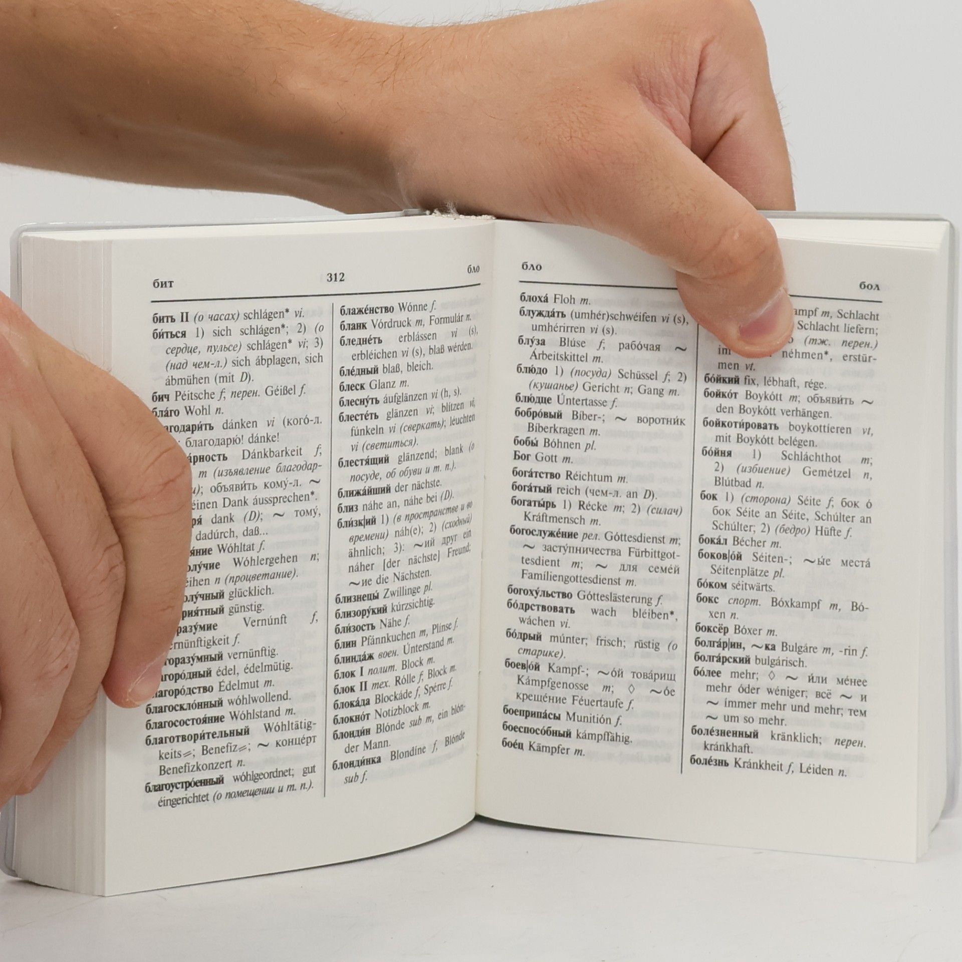 Deutsch-russisches russisch-deutsches Mini-Wörterbuch