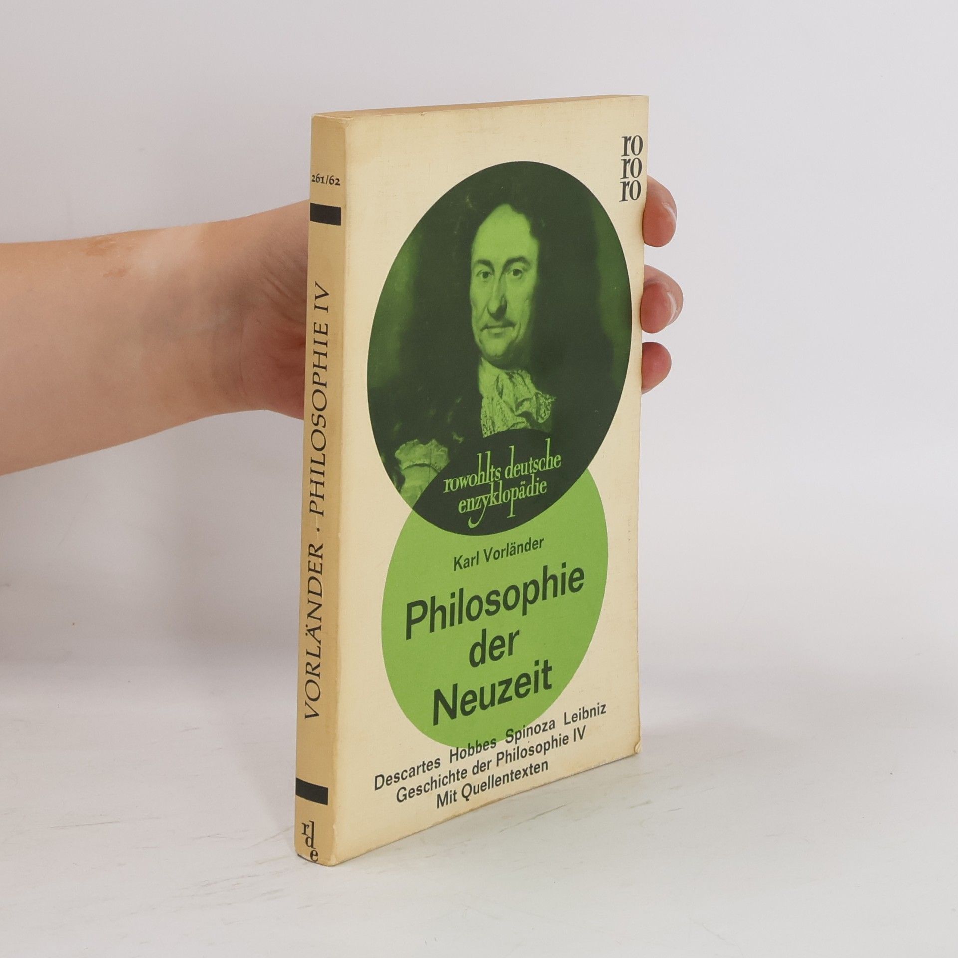 Karl Vorländer Philosophie der Neuzeit