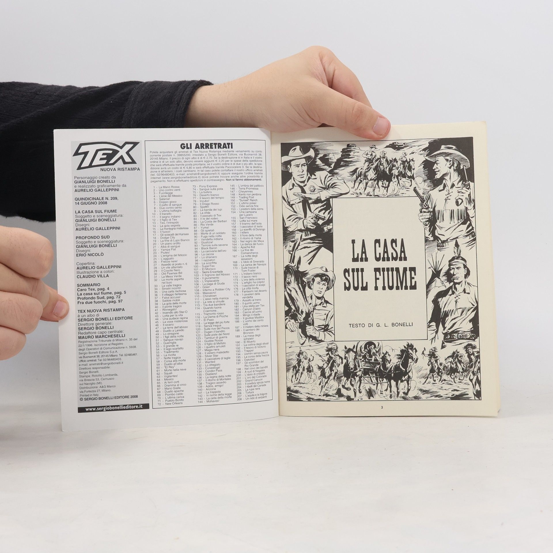 Collectif d'auteurs Tex 209: La casa sul fiume