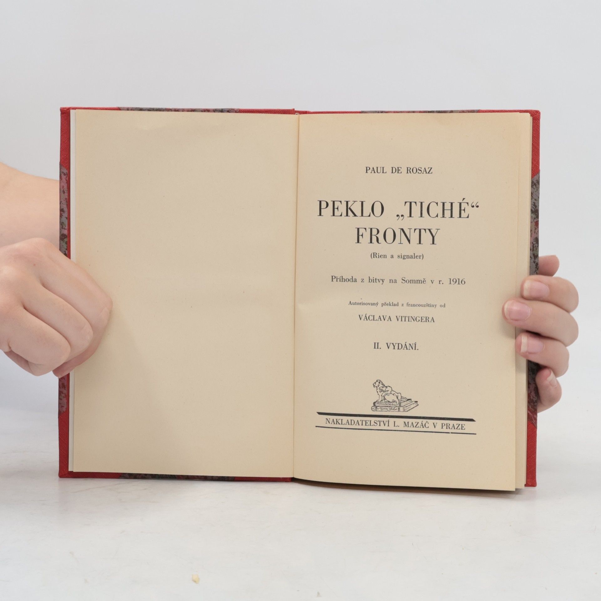 Rosaz Paul de Peklo "Tiché" fronty