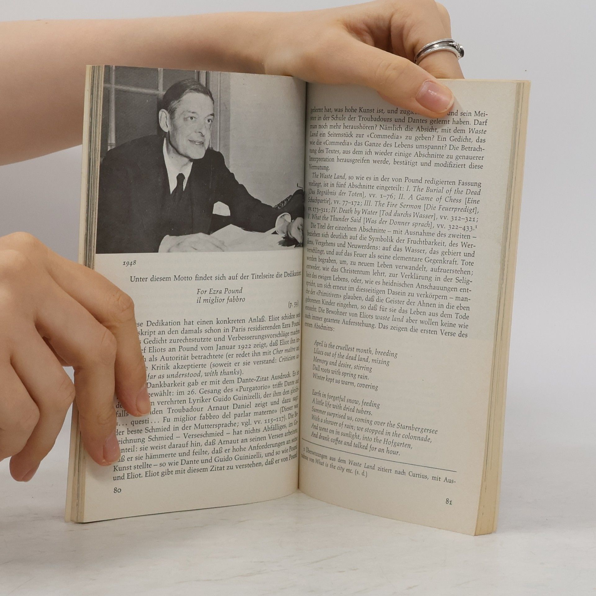 Johannes Kleinstück T. S. Eliot