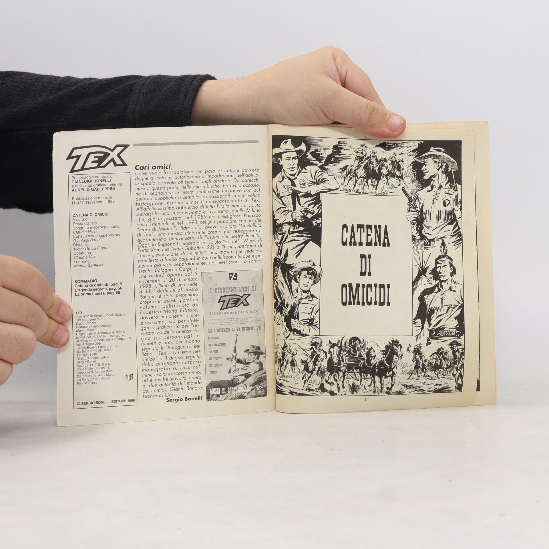 Collectif d'auteurs Tex 457. Catena di omicidi