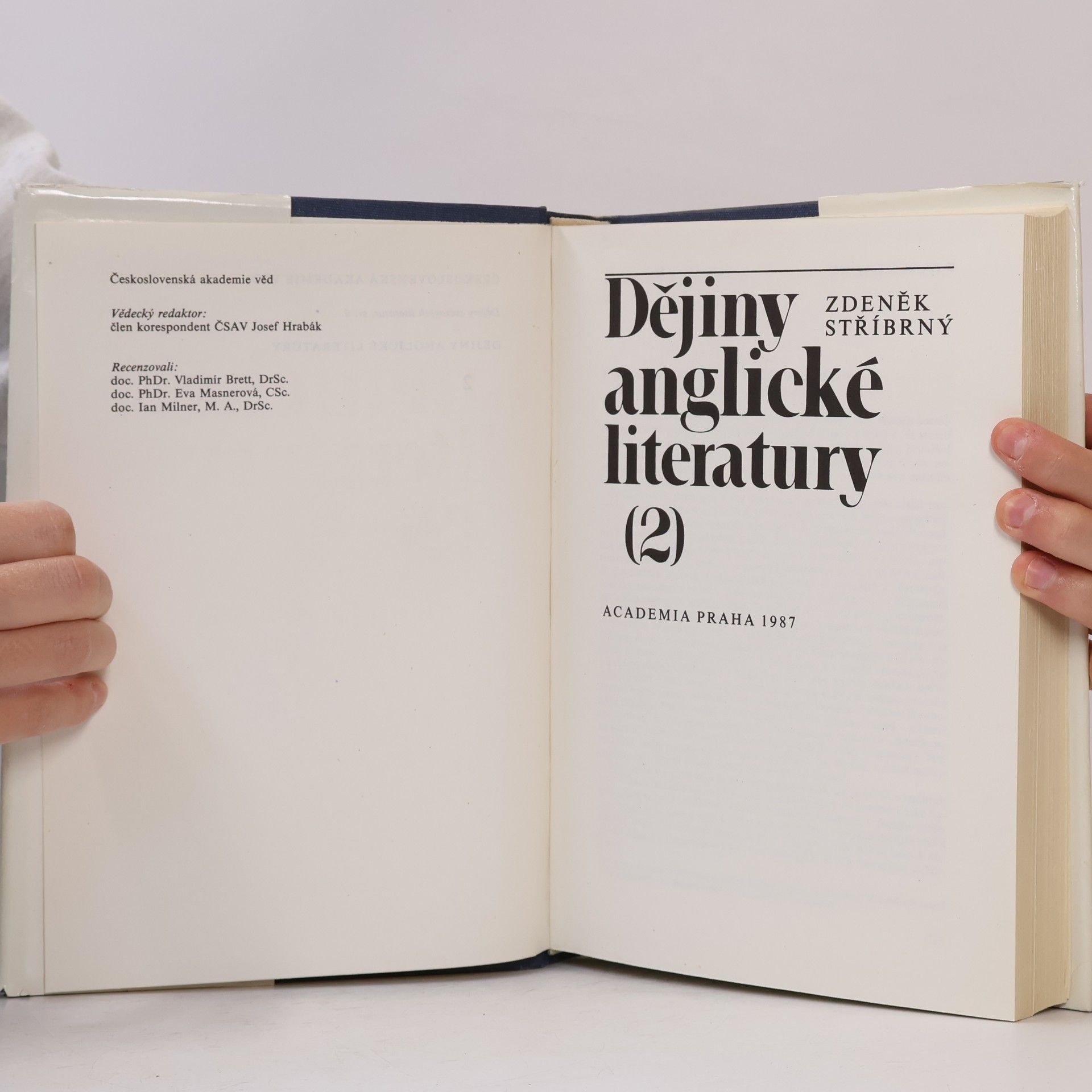 Zdeněk Stříbrný Dějiny anglické literatury 2