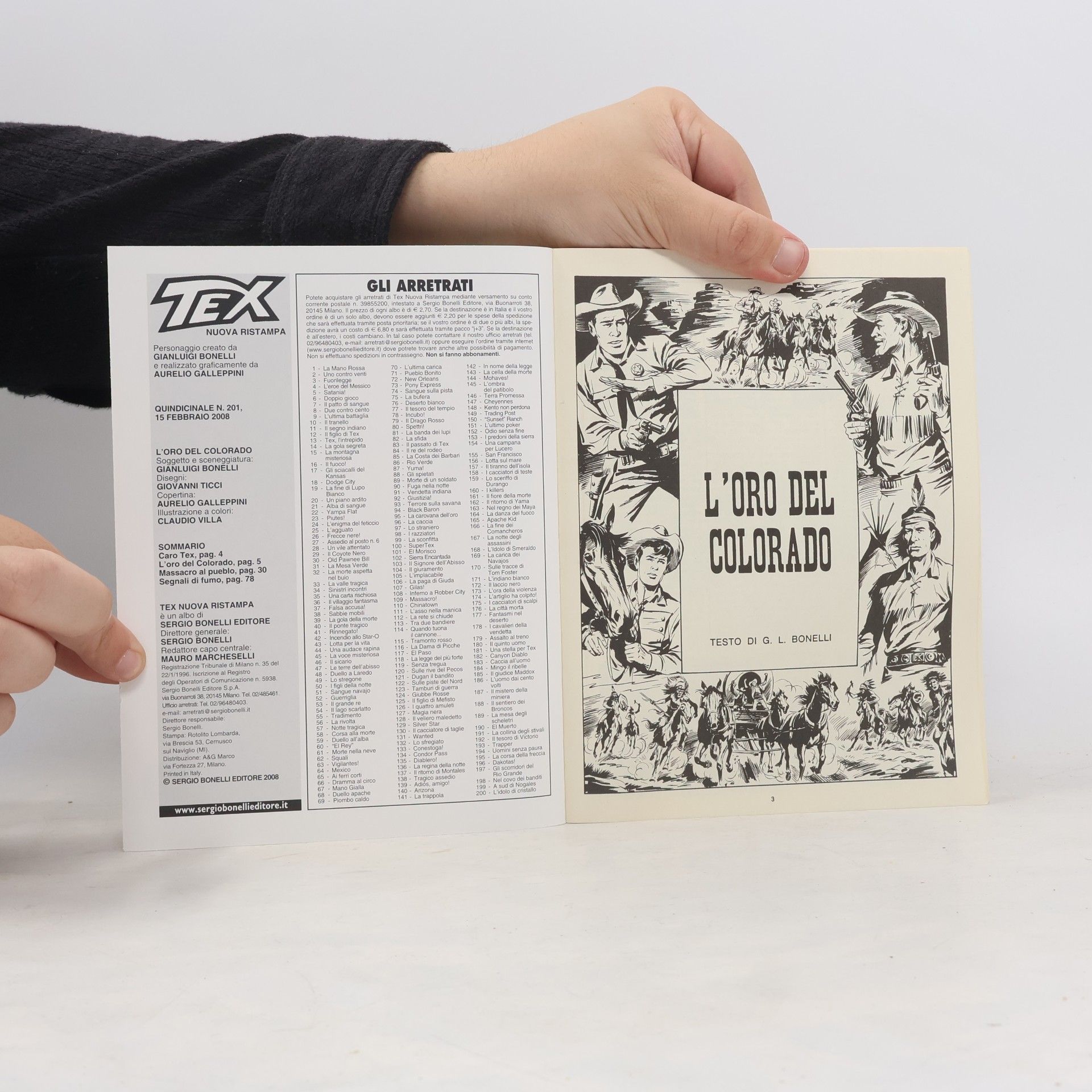 Collectif d'auteurs Tex, n. 201