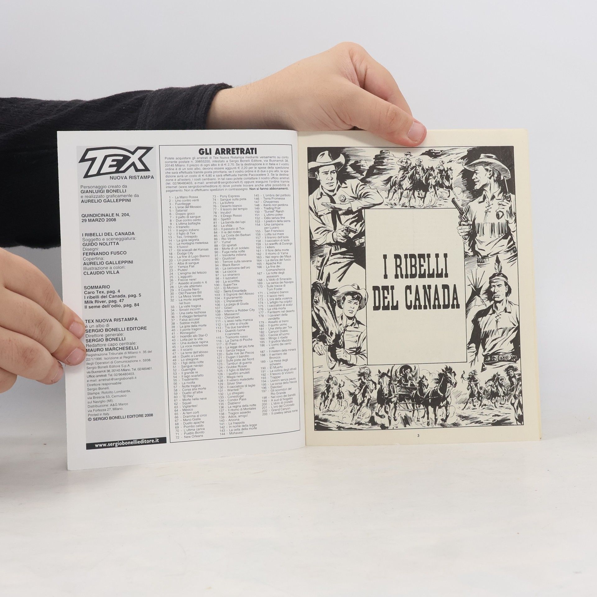 Collectif d'auteurs Tex 204. I ribelli del Canada