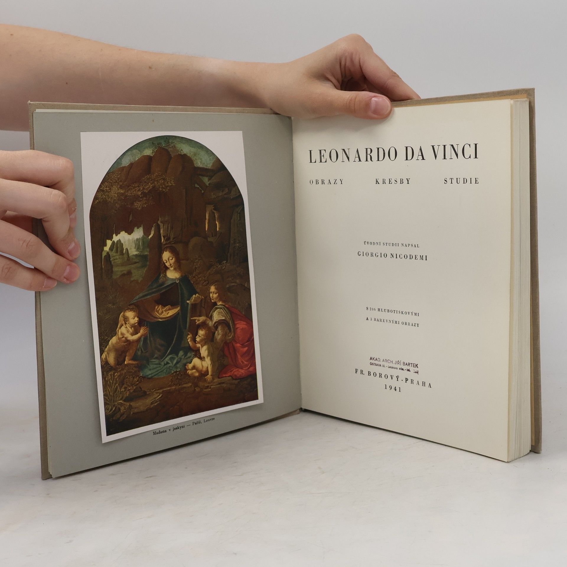 Giorgio Nicodemi Leonardo da Vinci - Obrazy, kresby, studie