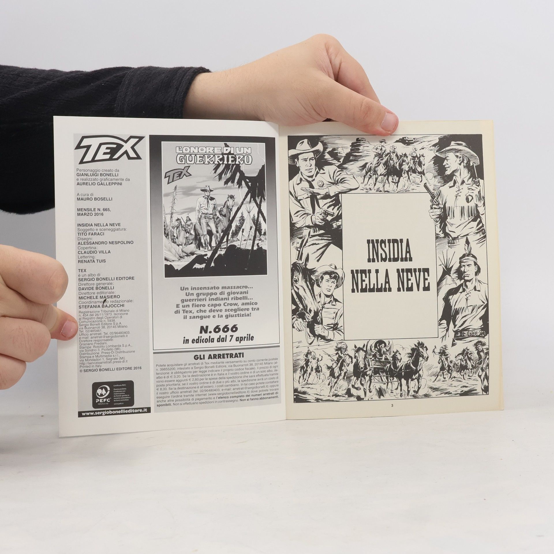 Collectif d'auteurs Tex 665: Insidia nella neve